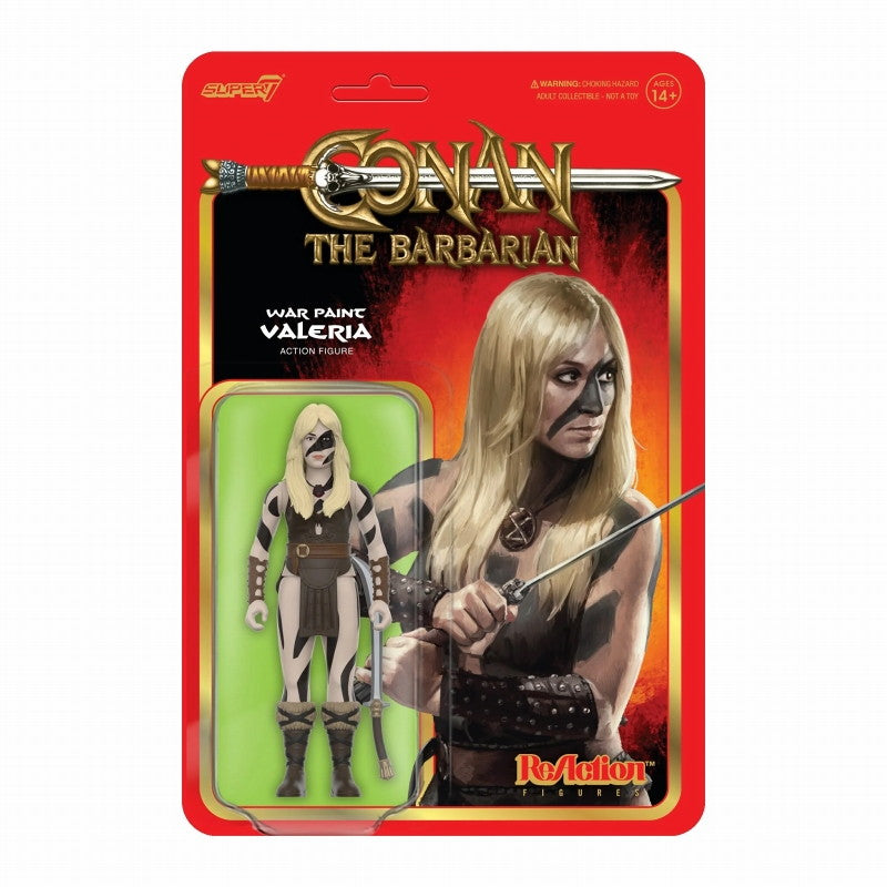 【新品即納】[FIG] リ・アクション ヴァレリア(ウォーペイント ver.) コナン・ザ・グレート 完成品 可動フィギュア スーパー7(20241114)