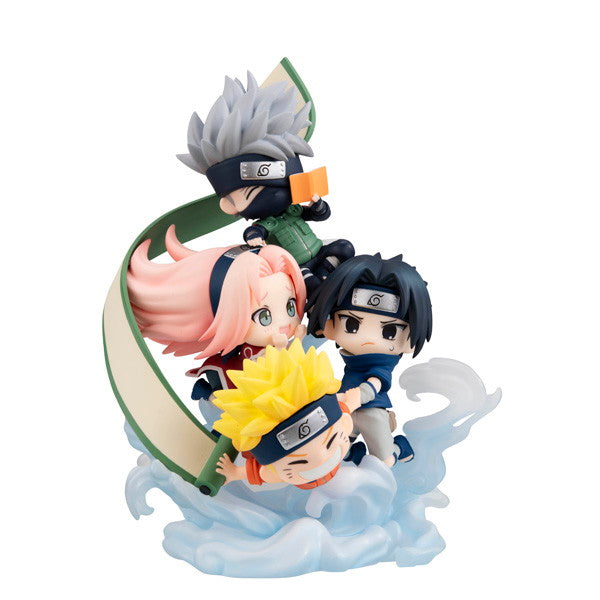 【新品即納】[FIG] FigUnity(フィギュニティ) 第七班集合! NARUTO-ナルト- 疾風伝 完成品 フィギュア メガハウス(20250531)