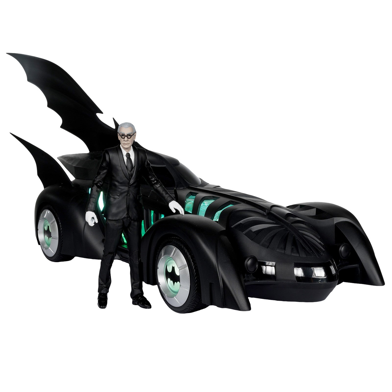 【新品即納】[FIG] DCマルチバース ビークル アルフレッド・ペニーワース&バットモービル[映画『バットマン フォーエヴァー』] DCコミックス 完成品 可動フィギュア マクファーレン・トイズ(20240930)