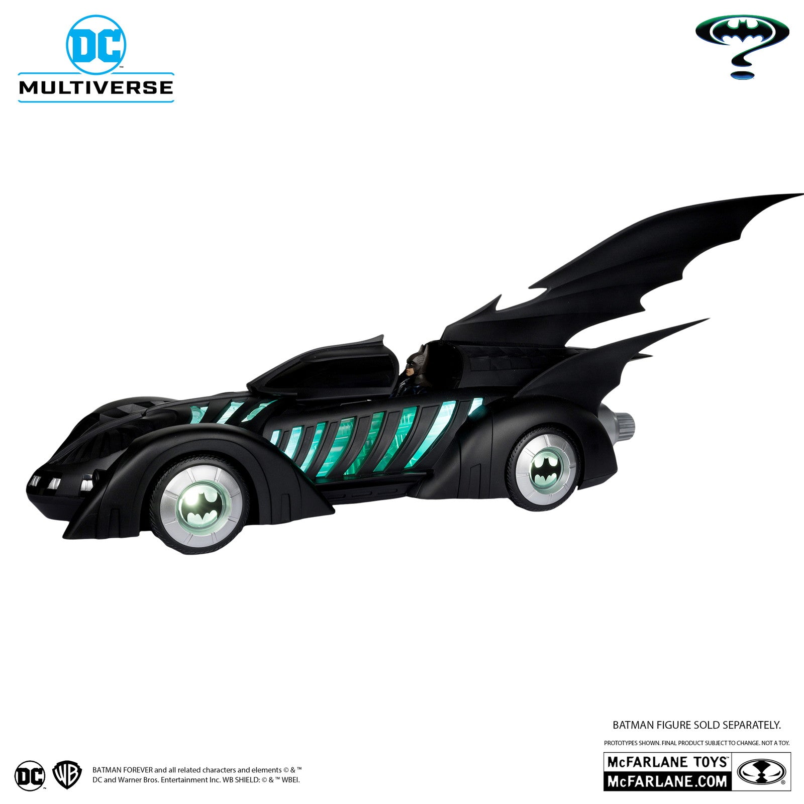【新品即納】[FIG] DCマルチバース ビークル アルフレッド・ペニーワース&バットモービル[映画『バットマン フォーエヴァー』] DCコミックス 完成品 可動フィギュア マクファーレン・トイズ(20240930)