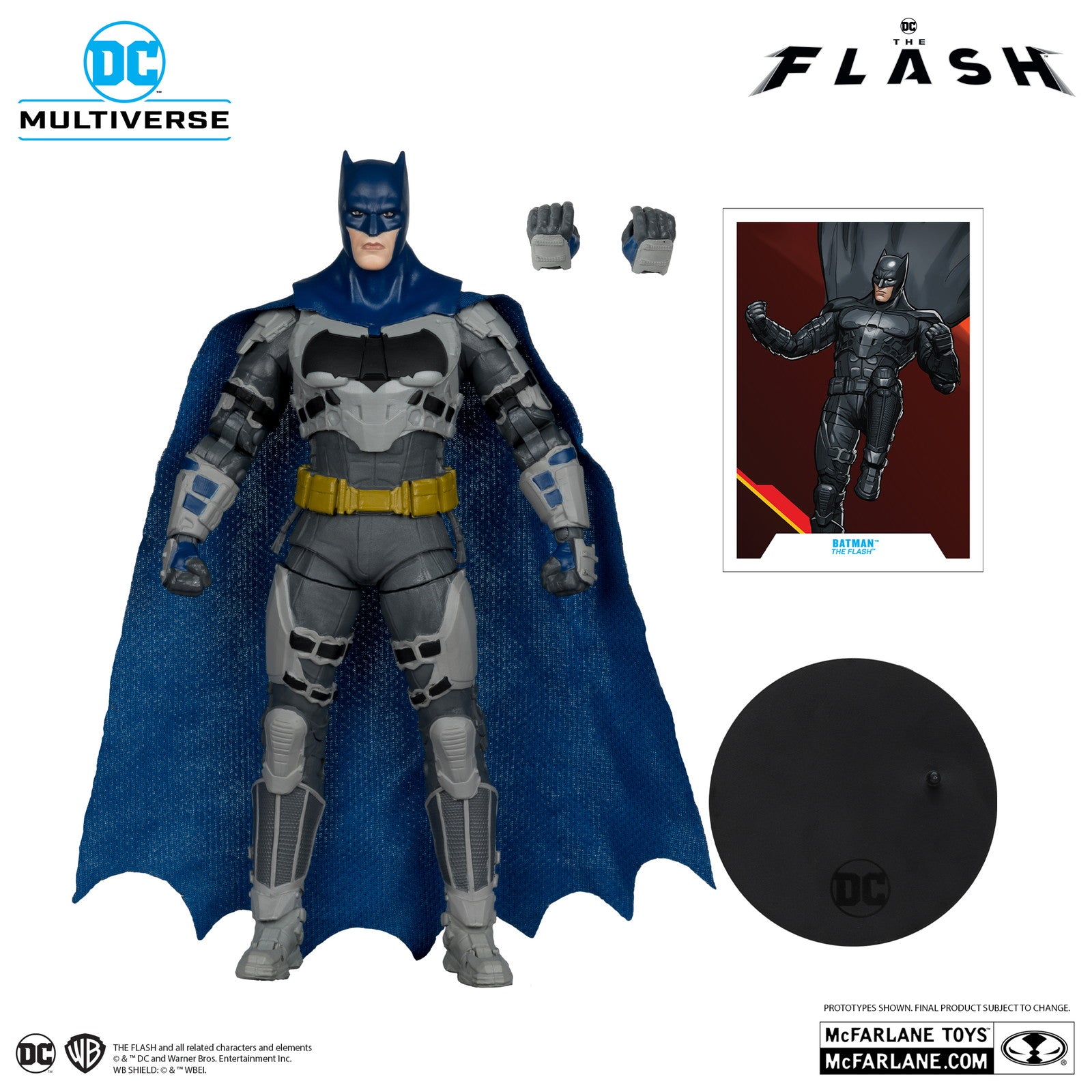 【新品即納】[FIG] DCマルチバース #292 バットマン(ブルースーツ/プラチナム・エディション) [映画『ザ・フラッシュ』] DCコミックス 完成品 7インチ・アクションフィギュア マクファーレン・トイズ(20240930)