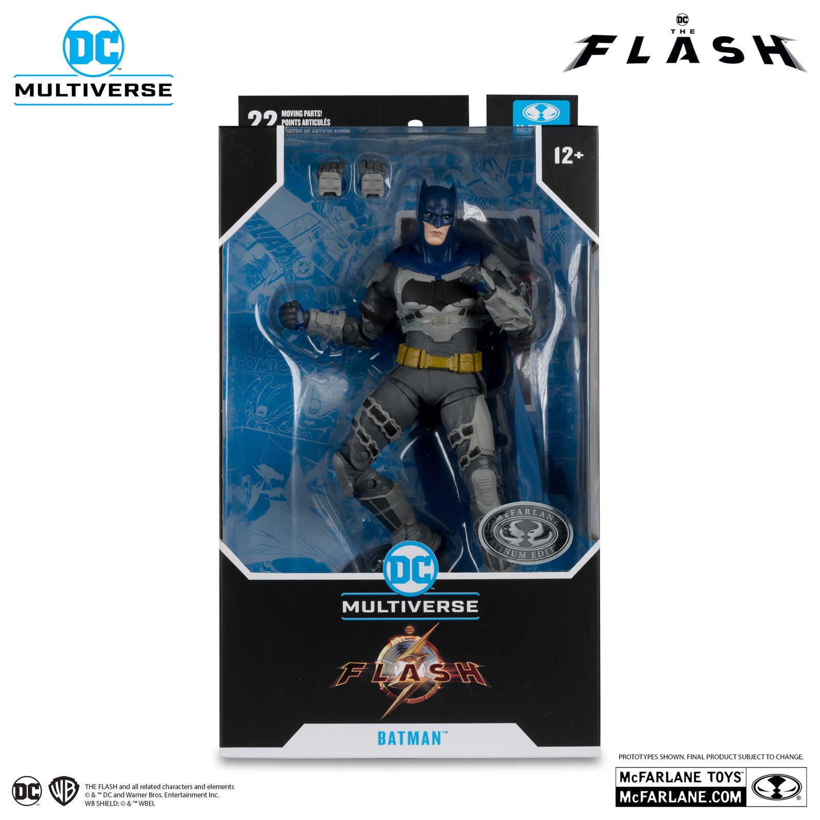 【新品即納】[FIG] DCマルチバース #292 バットマン(ブルースーツ/プラチナム・エディション) [映画『ザ・フラッシュ』] DCコミックス 完成品 7インチ・アクションフィギュア マクファーレン・トイズ(20240930)