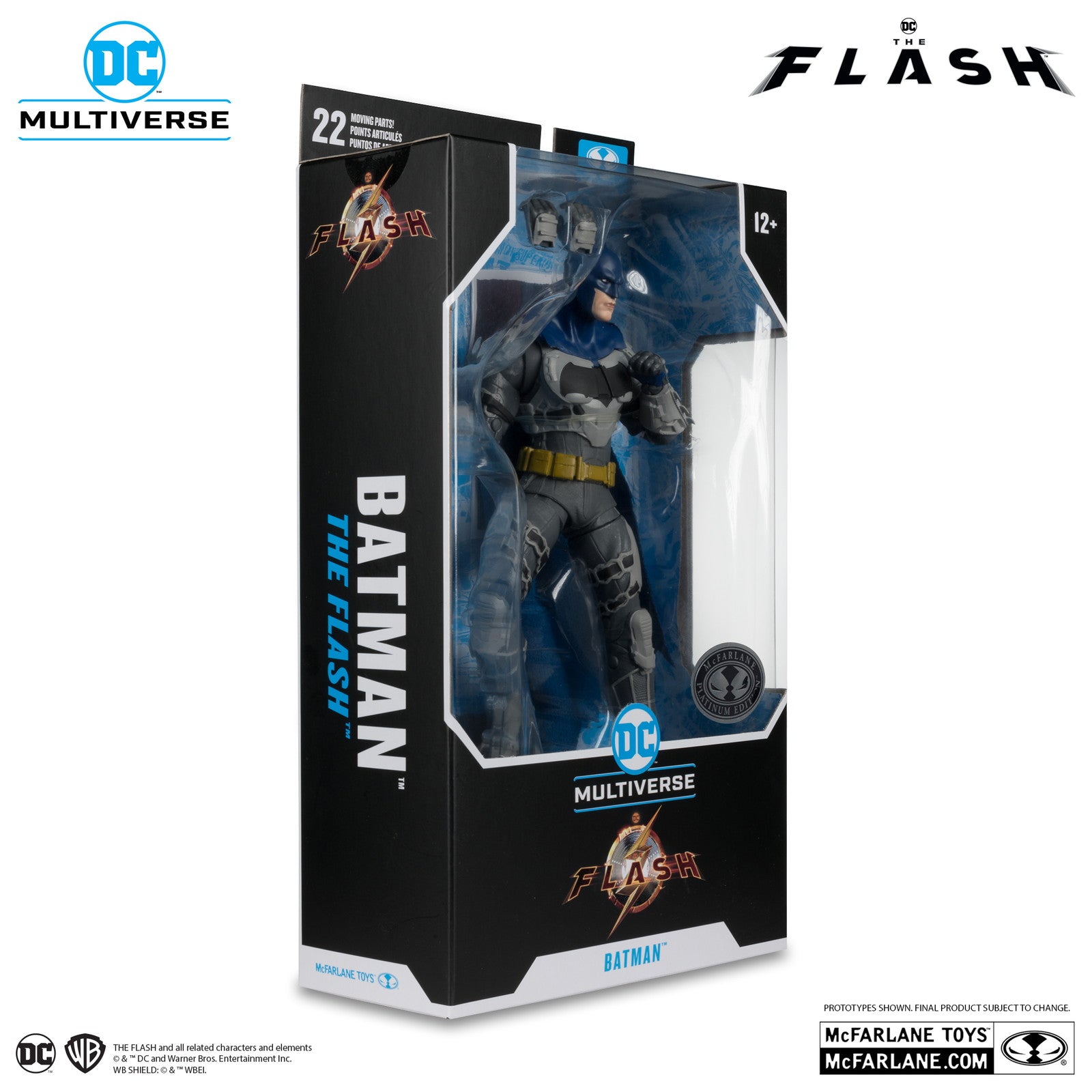 【新品即納】[FIG] DCマルチバース #292 バットマン(ブルースーツ/プラチナム・エディション) [映画『ザ・フラッシュ』] DCコミックス 完成品 7インチ・アクションフィギュア マクファーレン・トイズ(20240930)