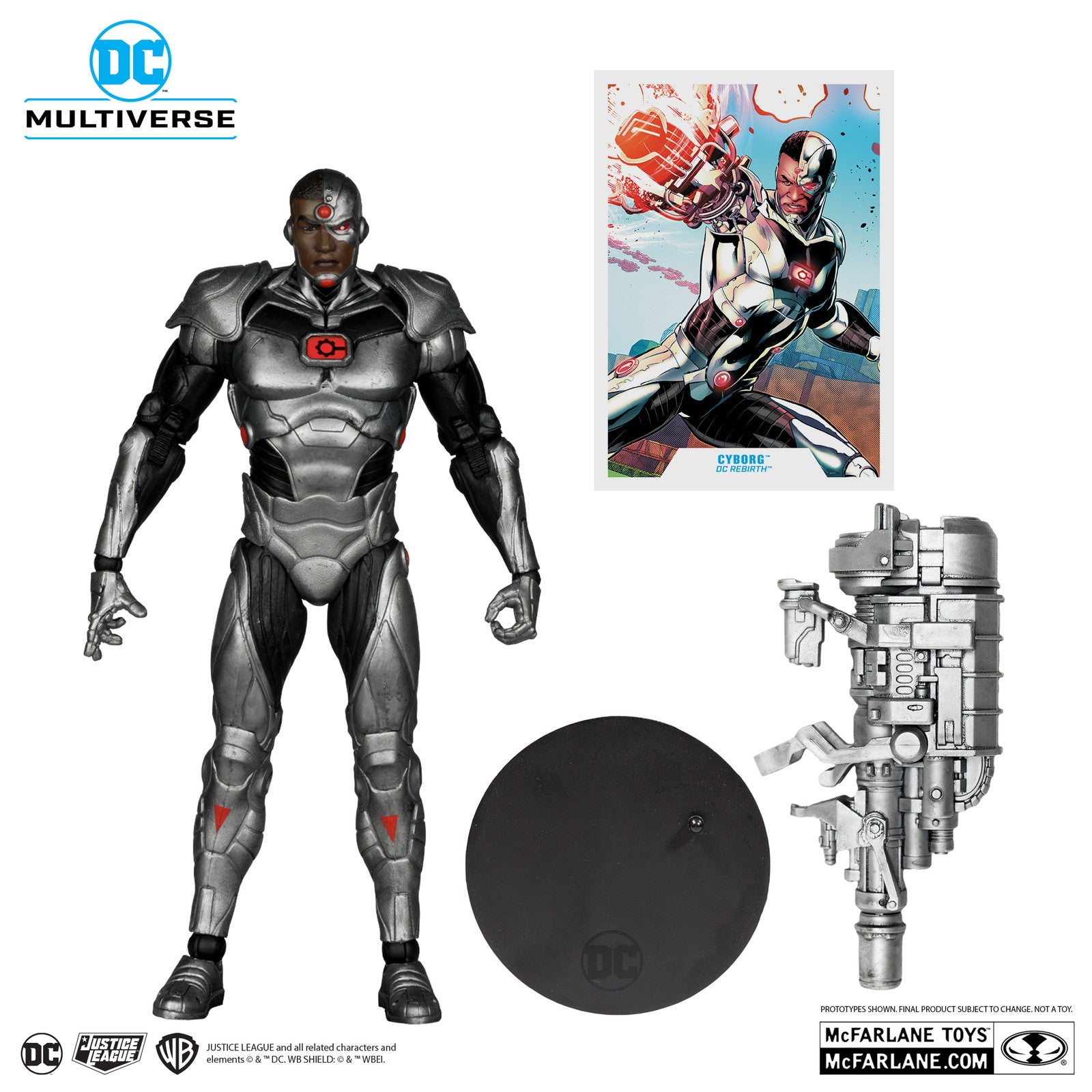 【新品即納】[FIG] DCマルチバース #296 サイボーグ[コミック/DC Rebirth] DCコミックス 完成品 7インチ・アクションフィギュア マクファーレン・トイズ(20240930)