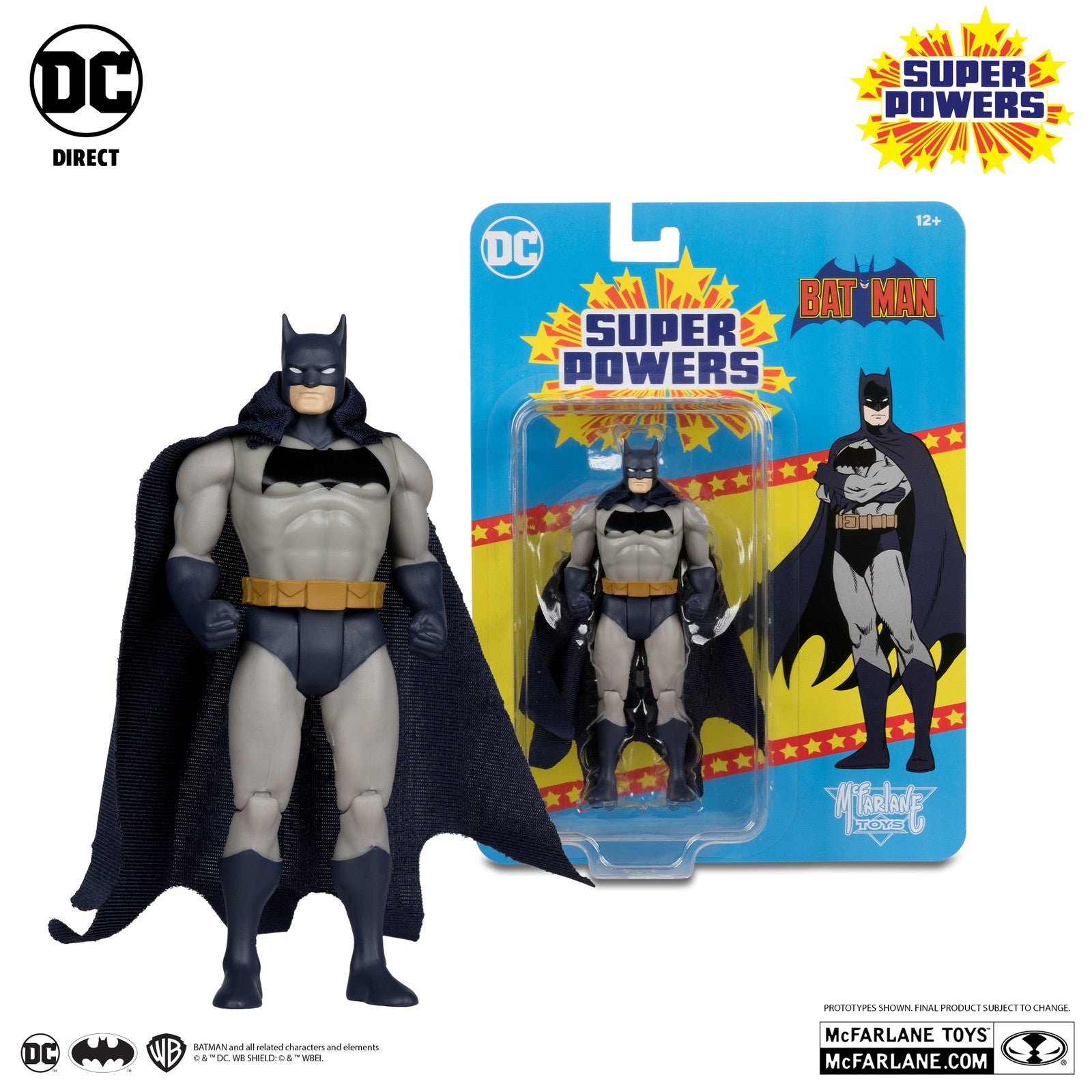 【新品即納】[FIG] DCダイレクト DCスーパーパワーズ #37 バットマン[コミック/The Dark Knight Returns] (ダークナイト・リターンズ) 完成品 4インチ・アクションフィギュア マクファーレン・トイズ(20240930)