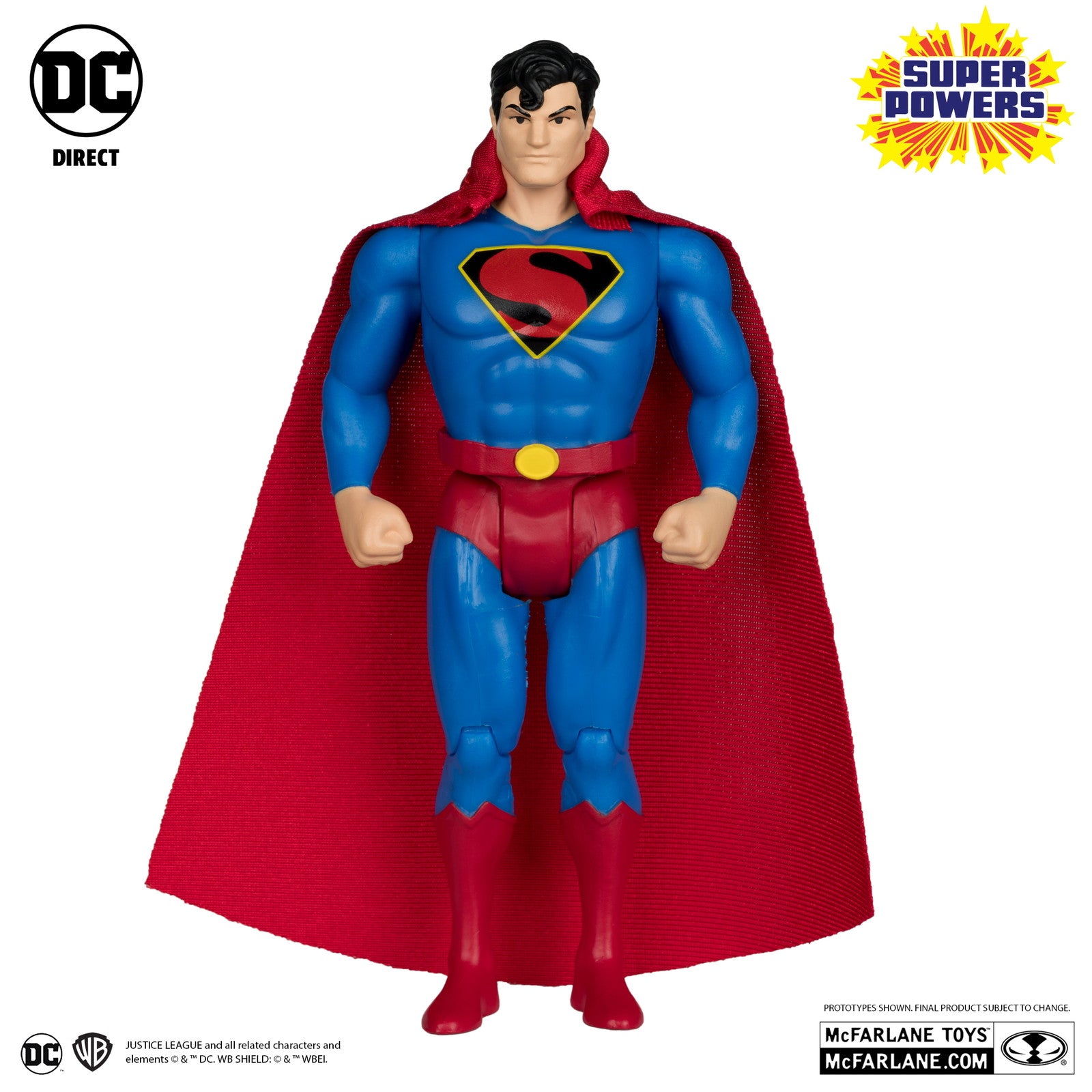 【新品即納】[FIG] DCダイレクト DCスーパーパワーズ #38 スーパーマン(フライシャー・ヴァリアント) 完成品 4インチ・アクションフィギュア マクファーレン・トイズ(20240930)