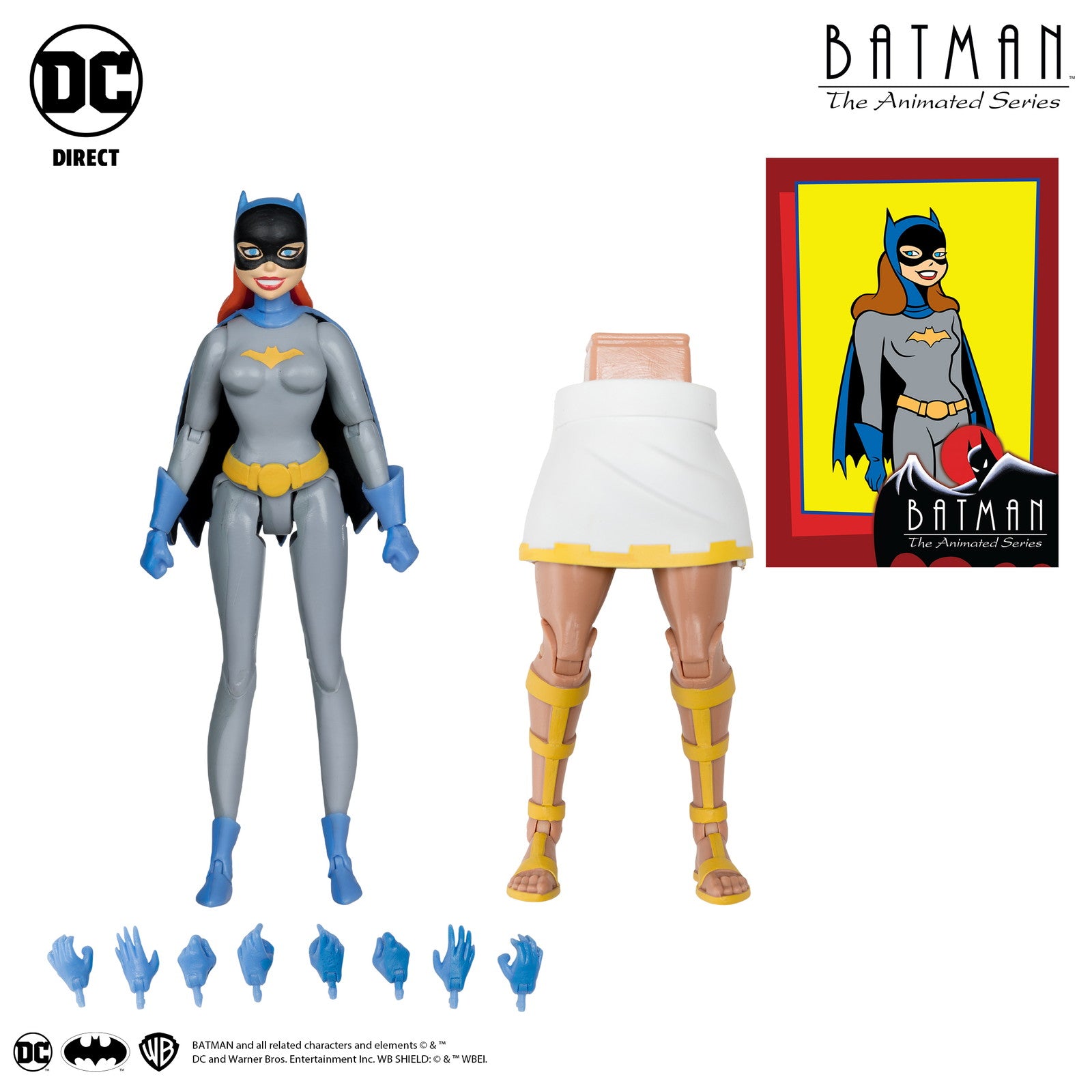 【新品即納】[FIG] DCダイレクト #19 バットガール バットマン アニメイテッド 完成品 6インチ・アクションフィギュア マクファーレン・トイズ(20240930)