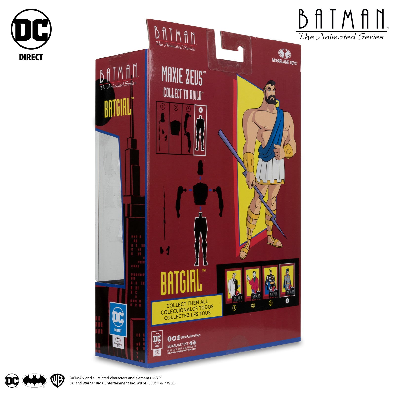【新品即納】[FIG] DCダイレクト #19 バットガール バットマン アニメイテッド 完成品 6インチ・アクションフィギュア マクファーレン・トイズ(20240930)