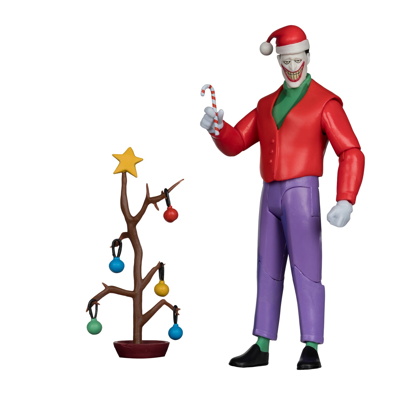 【新品即納】[FIG] DCダイレクト #20 ジョーカー(クリスマス) バットマン アニメイテッド 完成品 6インチ・アクションフィギュア マクファーレン・トイズ(20240930)
