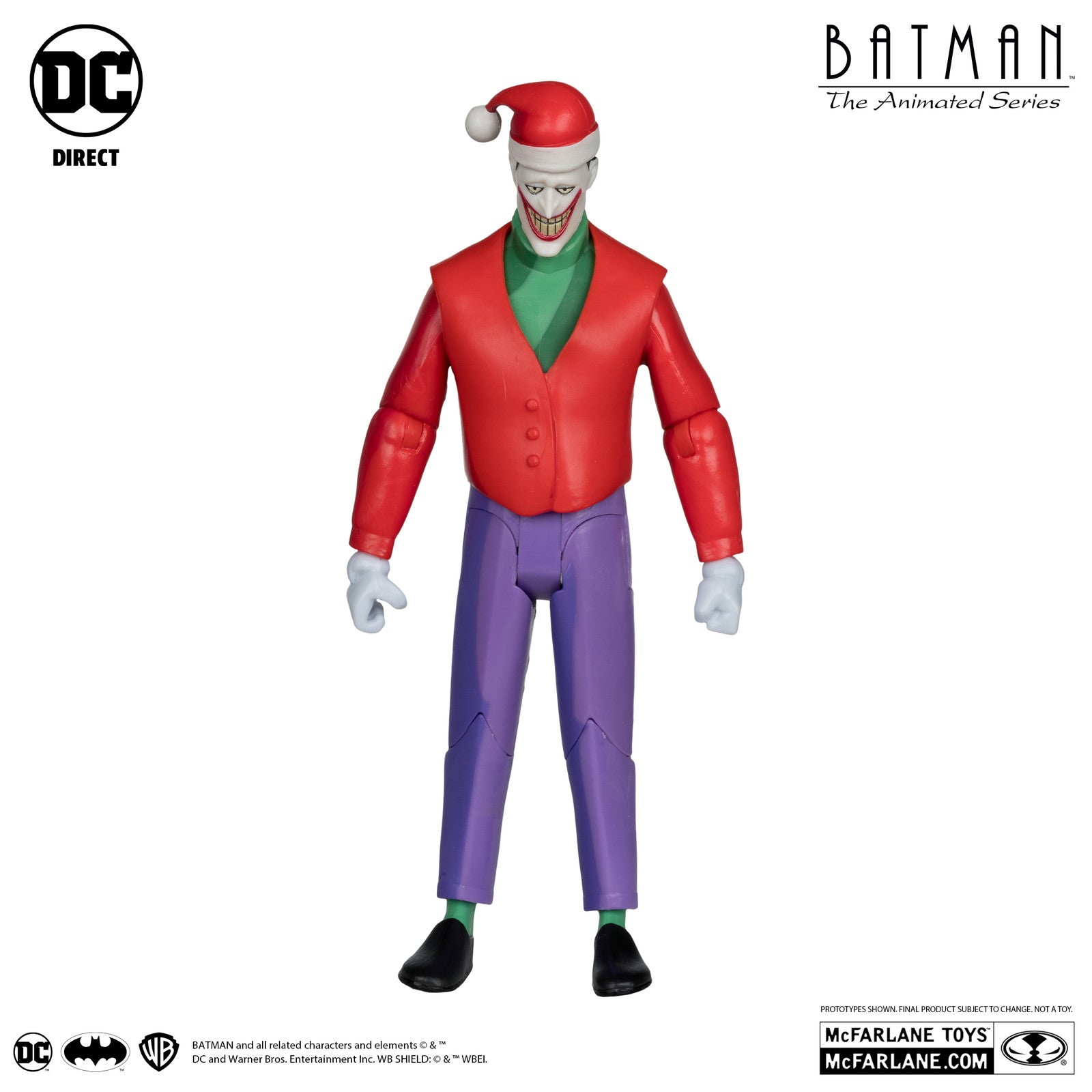 【新品即納】[FIG] DCダイレクト #20 ジョーカー(クリスマス) バットマン アニメイテッド 完成品 6インチ・アクションフィギュア マクファーレン・トイズ(20240930)