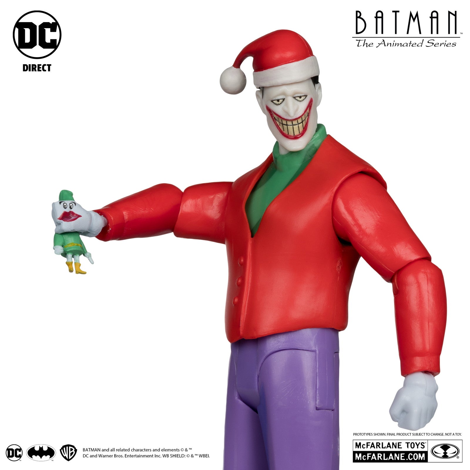 【新品即納】[FIG] DCダイレクト #20 ジョーカー(クリスマス) バットマン アニメイテッド 完成品 6インチ・アクションフィギュア マクファーレン・トイズ(20240930)