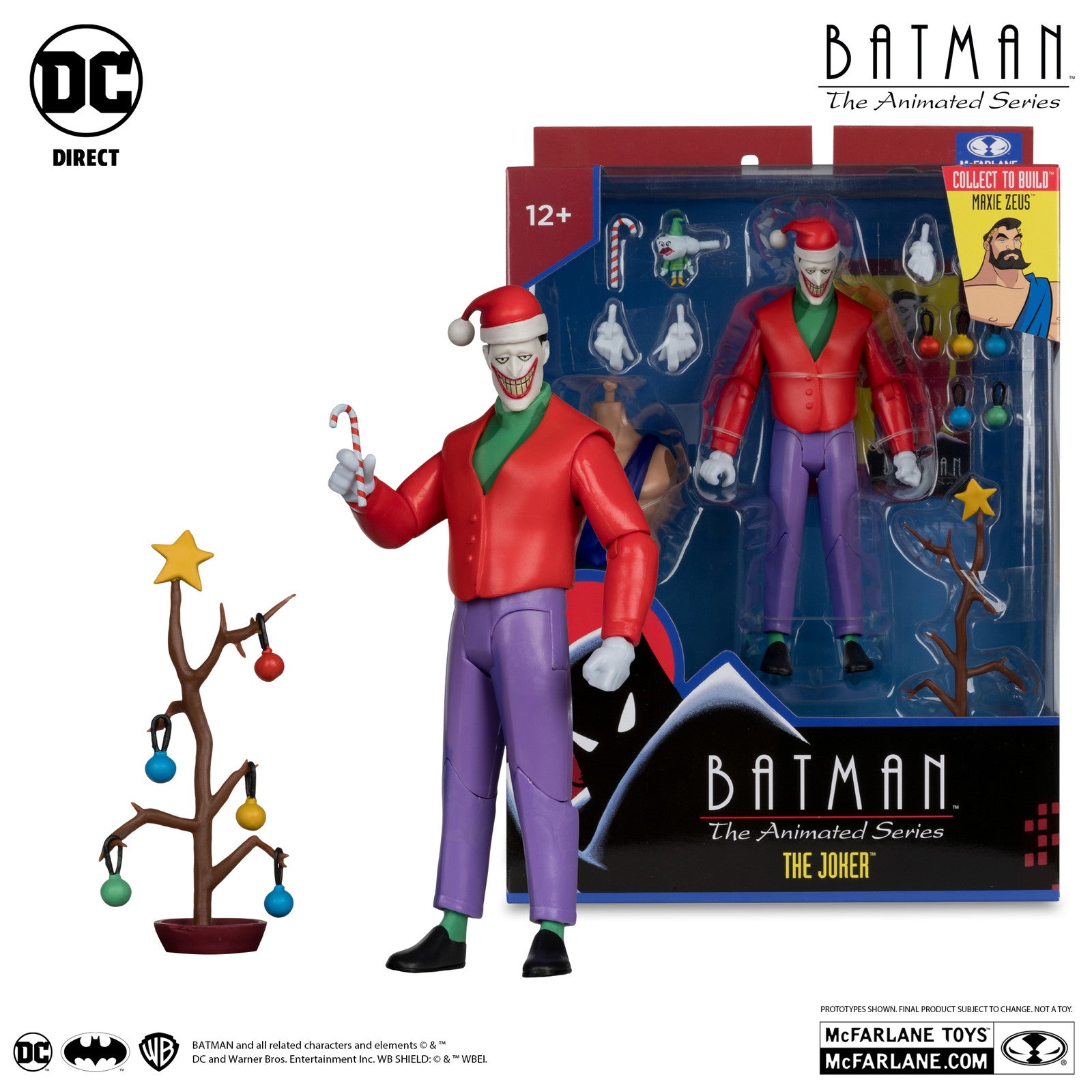 【新品即納】[FIG] DCダイレクト #20 ジョーカー(クリスマス) バットマン アニメイテッド 完成品 6インチ・アクションフィギュア マクファーレン・トイズ(20240930)