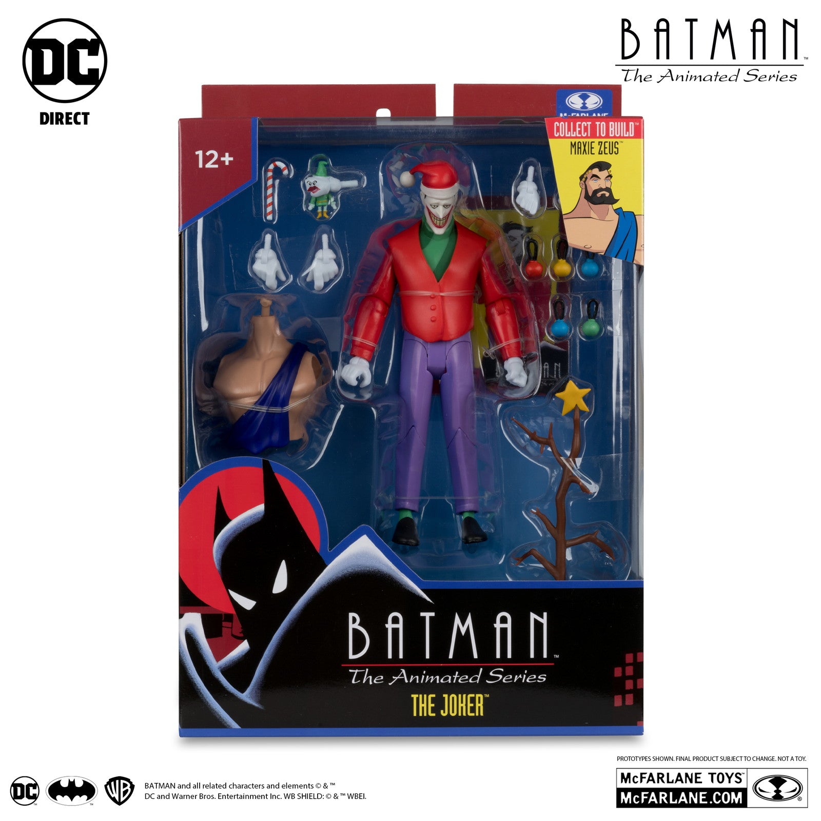【新品即納】[FIG] DCダイレクト #20 ジョーカー(クリスマス) バットマン アニメイテッド 完成品 6インチ・アクションフィギュア マクファーレン・トイズ(20240930)
