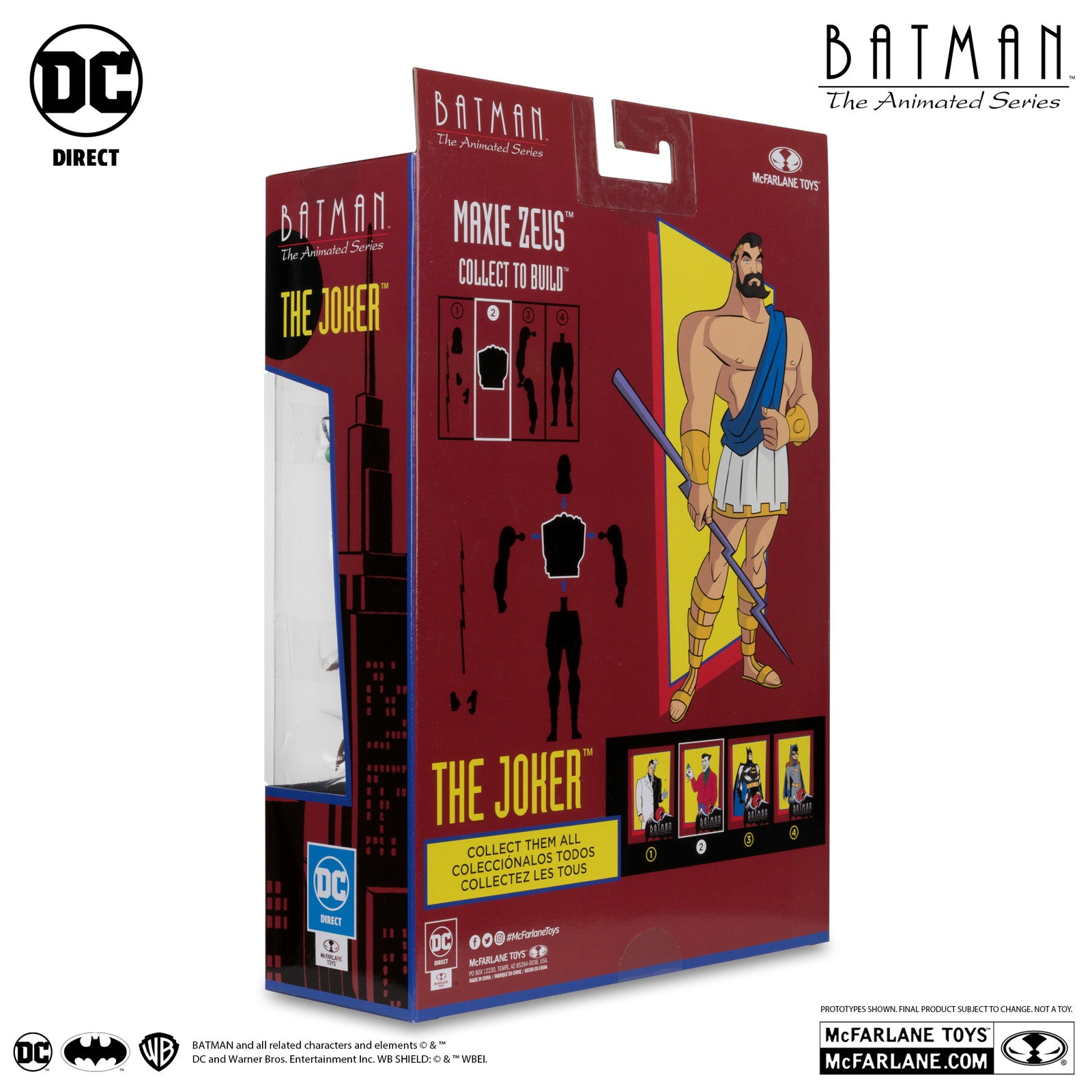 【新品即納】[FIG] DCダイレクト #20 ジョーカー(クリスマス) バットマン アニメイテッド 完成品 6インチ・アクションフィギュア マクファーレン・トイズ(20240930)