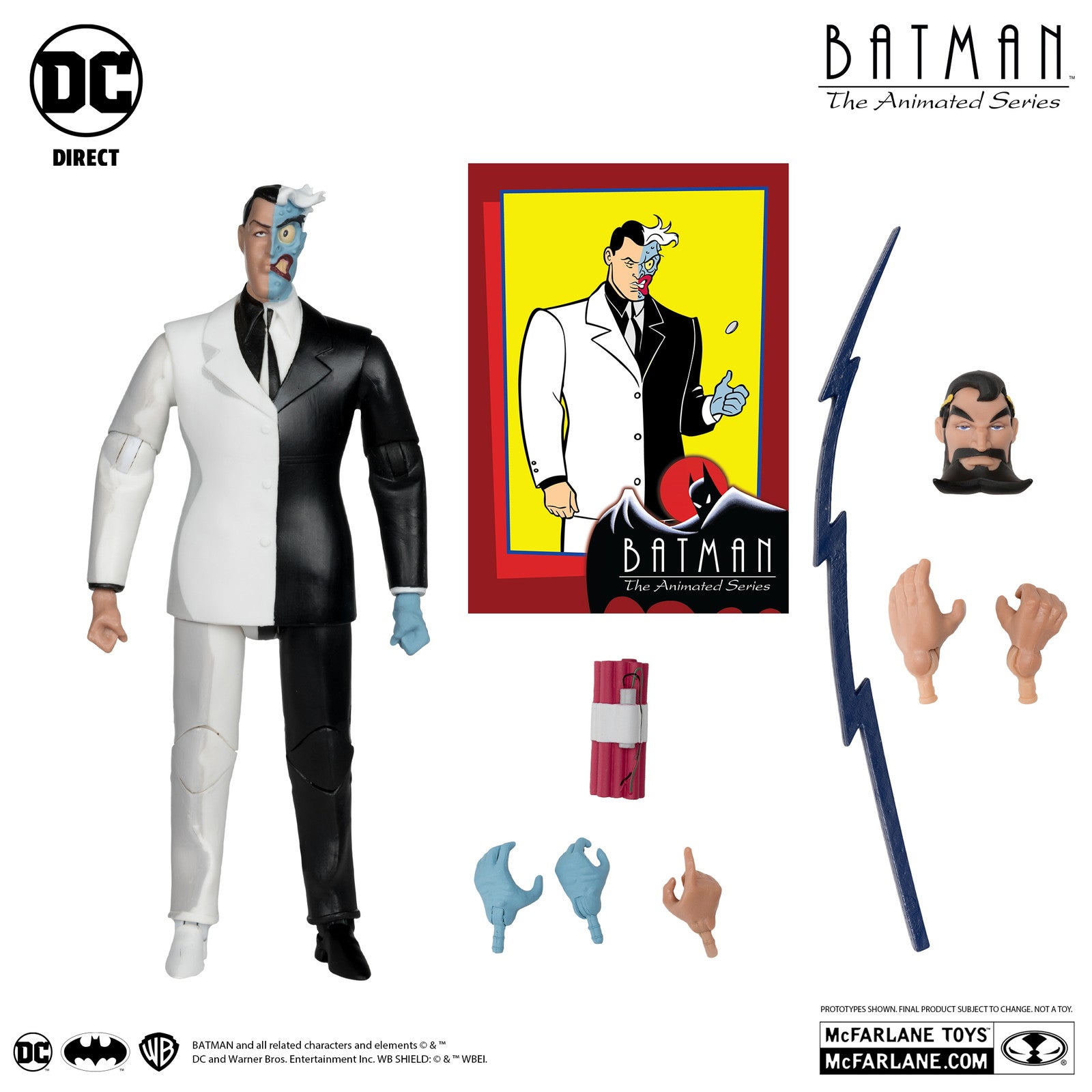 【新品即納】[FIG] DCダイレクト #22 トゥーフェイス アニメイテッド 完成品 6インチ・アクションフィギュア マクファーレン・トイズ(20240930)