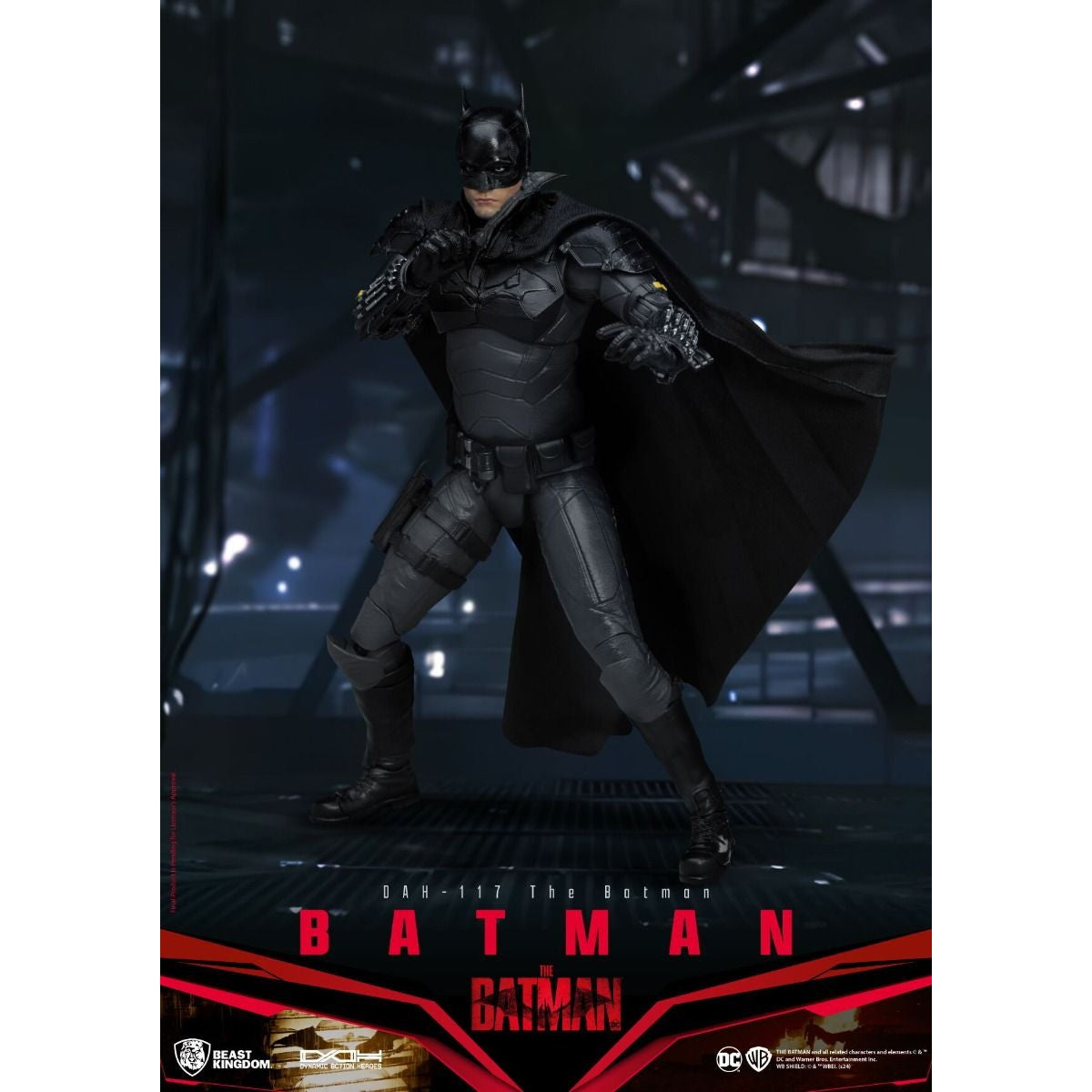 【新品】【お取り寄せ】[FIG] ダイナミック・アクション・ヒーローズ #117 バットマン THE BATMAN-ザ・バットマン- 1/9 完成品 可動フィギュア(DAH-117) ビースト・キングダム(20250228)