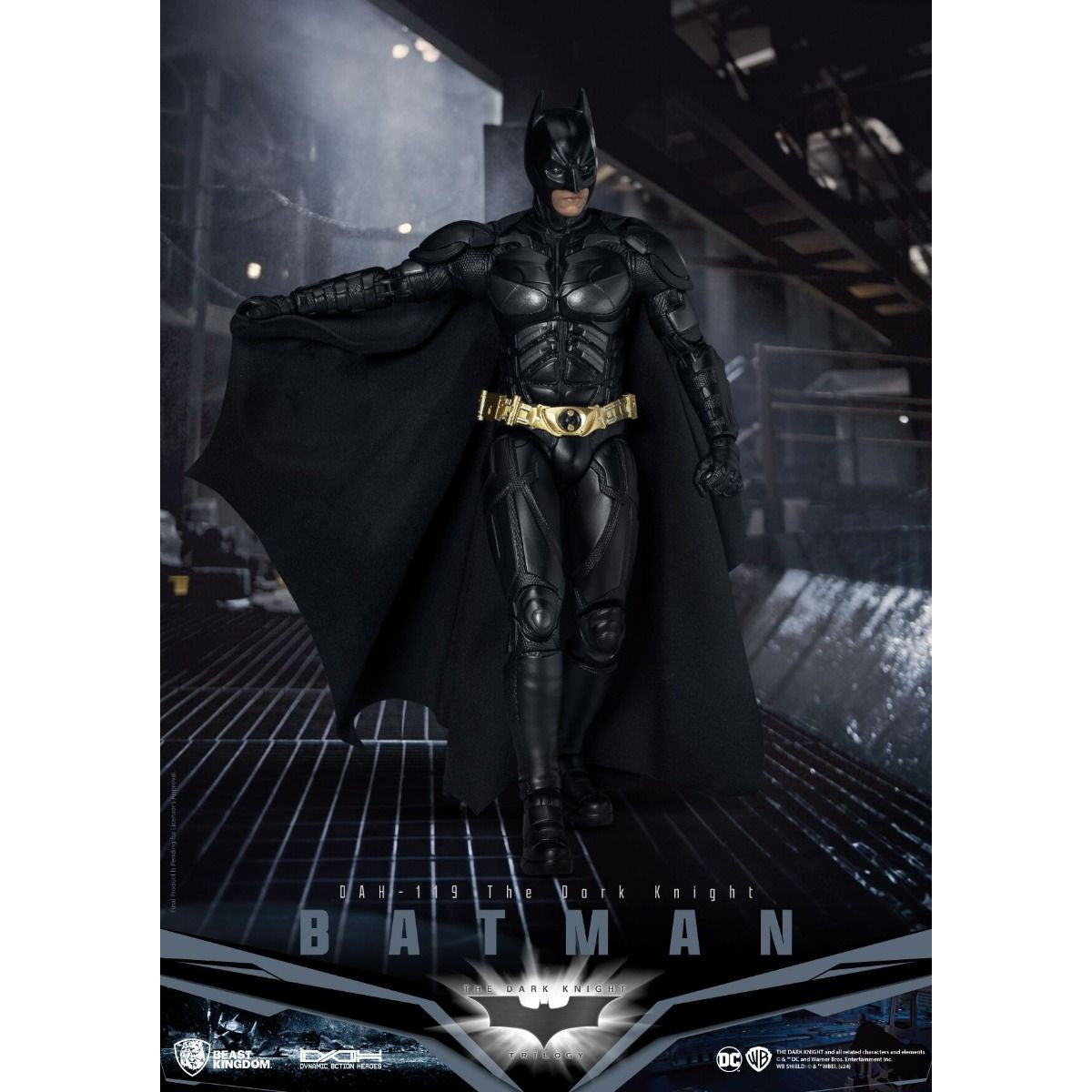 【新品即納】[FIG] ダイナミック・アクション・ヒーローズ #119 バットマン ダークナイト 1/9 完成品 可動フィギュア(DAH-119) ビースト・キングダム(20250228)