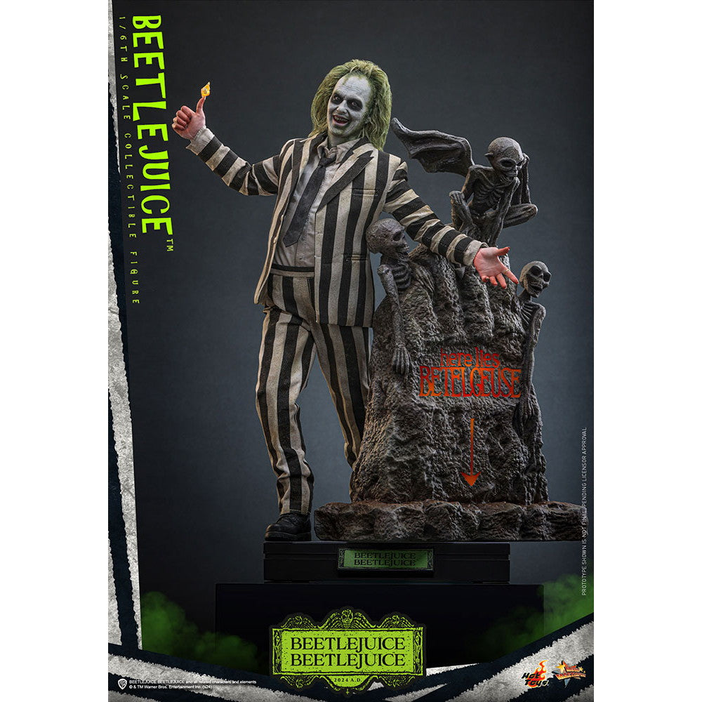 【予約安心出荷】[FIG] ムービー・マスターピース ビートルジュース ビートルジュース ビートルジュース 1/6 完成品 可動フィギュア(MM#767) ホットトイズ(2025年9月)