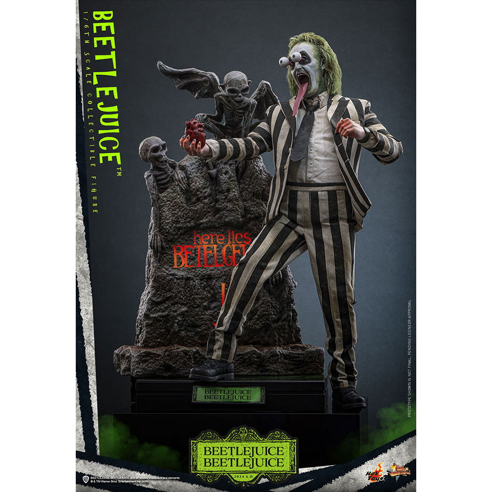 【予約安心出荷】[FIG] ムービー・マスターピース ビートルジュース ビートルジュース ビートルジュース 1/6 完成品 可動フィギュア(MM#767) ホットトイズ(2025年9月)
