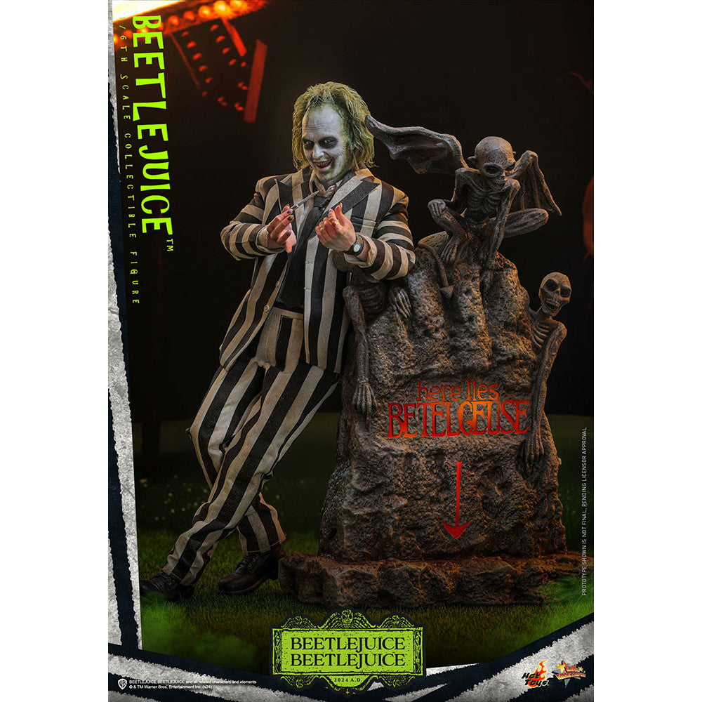 【予約安心出荷】[FIG] ムービー・マスターピース ビートルジュース ビートルジュース ビートルジュース 1/6 完成品 可動フィギュア(MM#767) ホットトイズ(2025年9月)