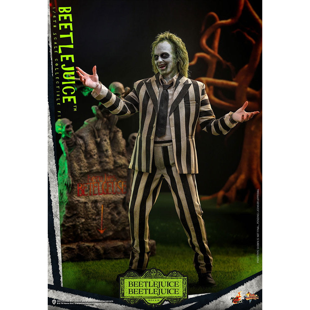 【予約安心出荷】[FIG] ムービー・マスターピース ビートルジュース ビートルジュース ビートルジュース 1/6 完成品 可動フィギュア(MM#767) ホットトイズ(2025年9月)