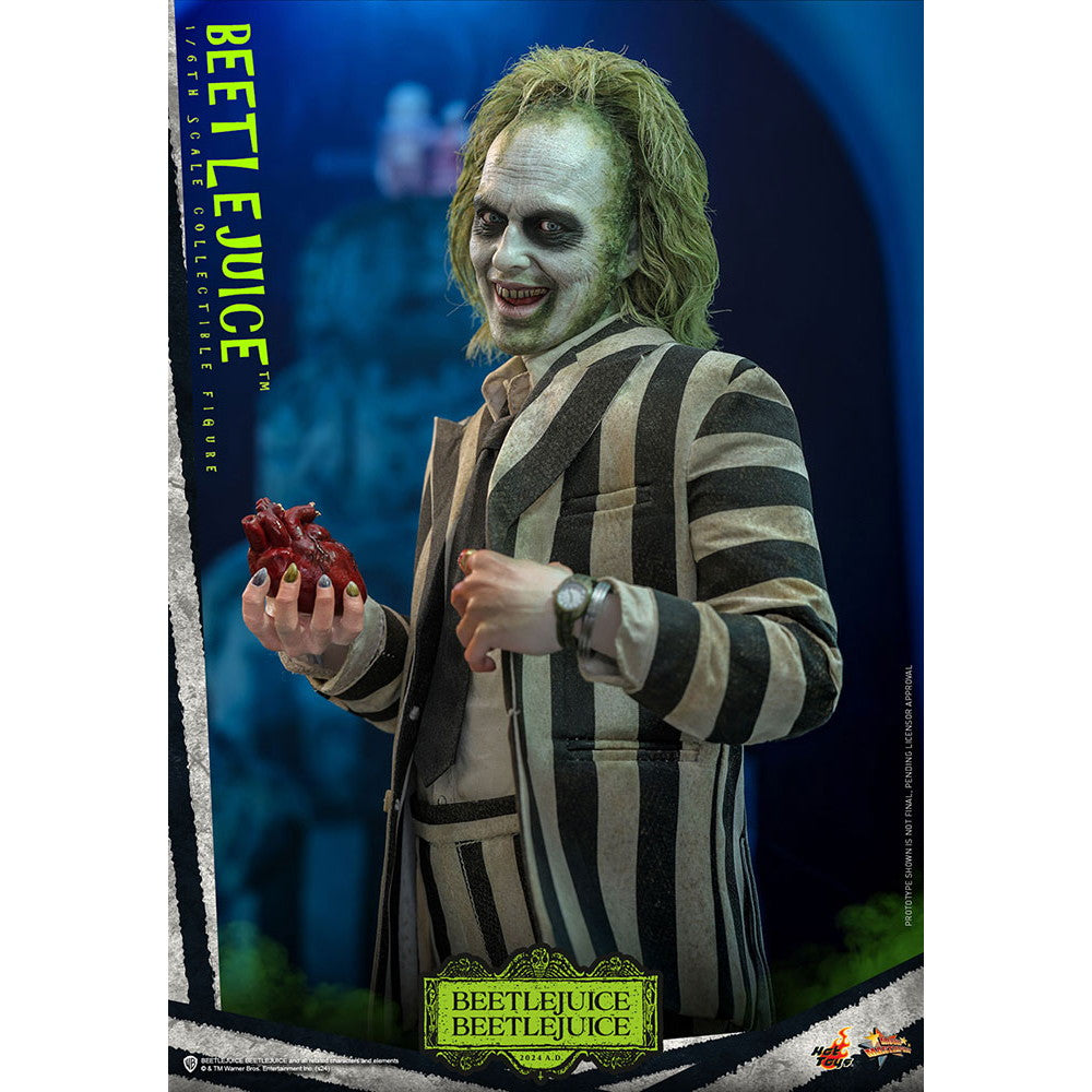 【予約安心出荷】[FIG] ムービー・マスターピース ビートルジュース ビートルジュース ビートルジュース 1/6 完成品 可動フィギュア(MM#767) ホットトイズ(2025年9月)