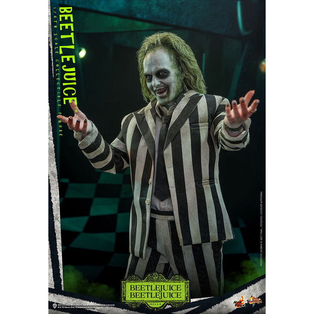 【予約安心出荷】[FIG] ムービー・マスターピース ビートルジュース ビートルジュース ビートルジュース 1/6 完成品 可動フィギュア(MM#767) ホットトイズ(2025年9月)