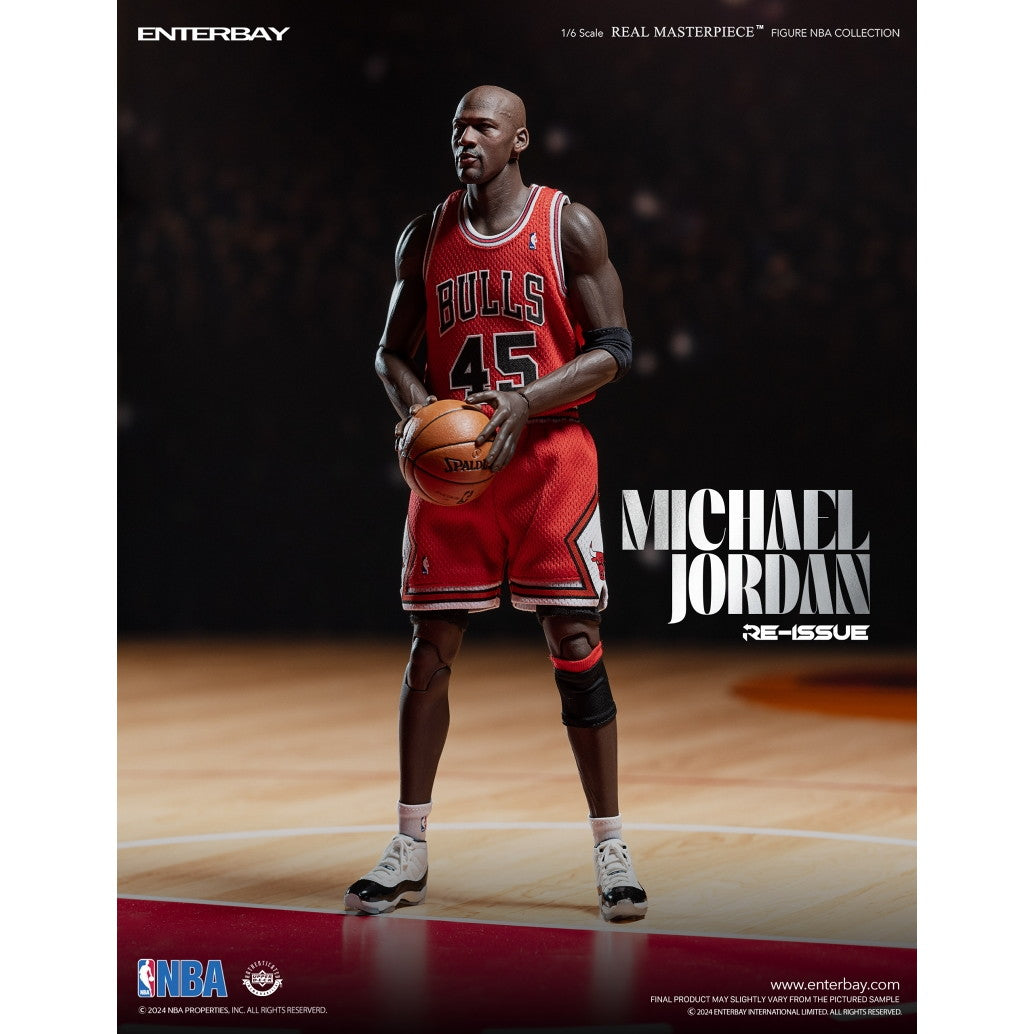 【予約安心出荷】[FIG] (限定再販) リアルマスターピース NBAコレクション マイケル・ジョーダン I m BACK #45 1/6 コレクティブル フィギュア 完成品 可動フィギュア ENTERBAY(エンターベイ) (2025年2月)