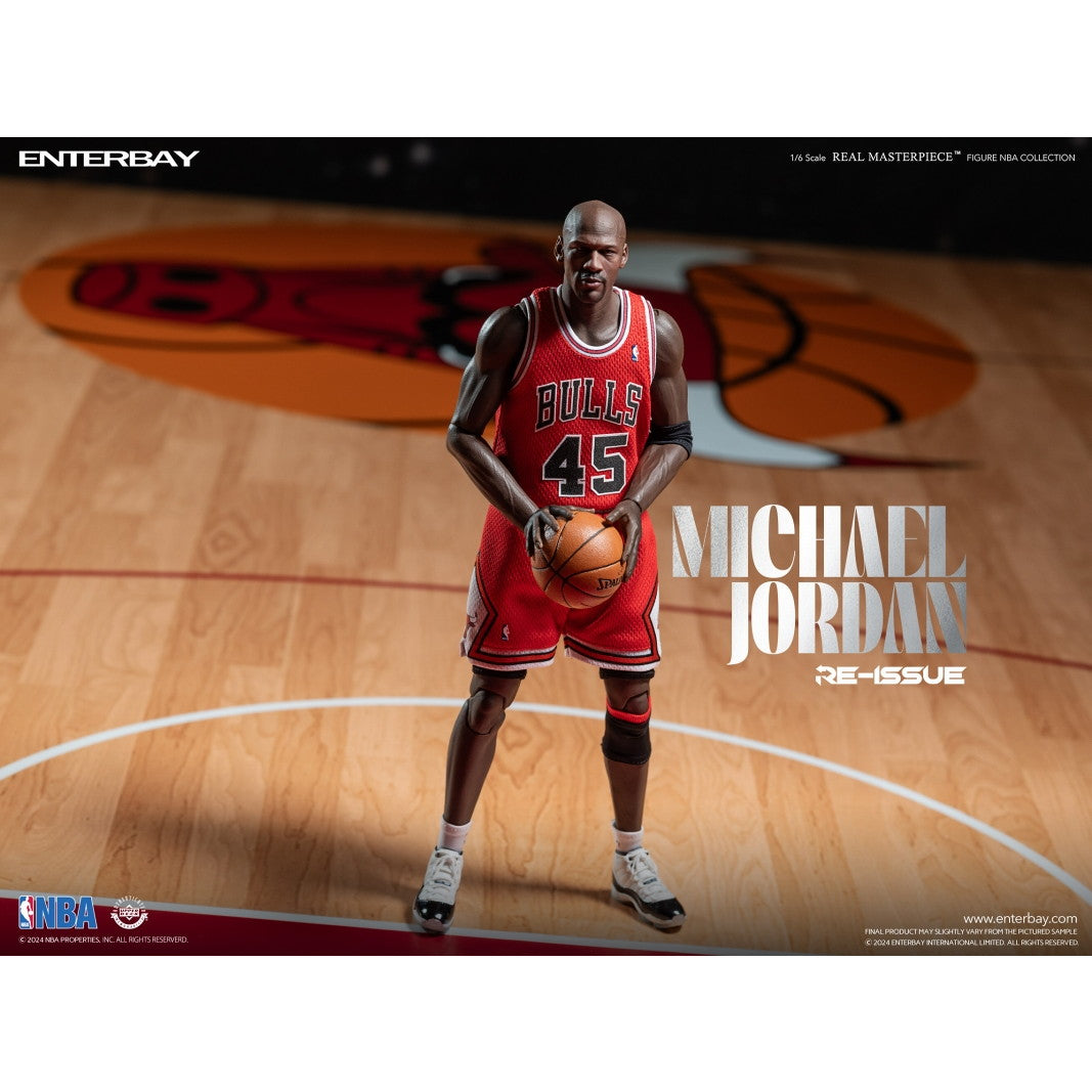 【予約安心出荷】[FIG] (限定再販) リアルマスターピース NBAコレクション マイケル・ジョーダン I m BACK #45 1/6 コレクティブル フィギュア 完成品 可動フィギュア ENTERBAY(エンターベイ) (2025年2月)