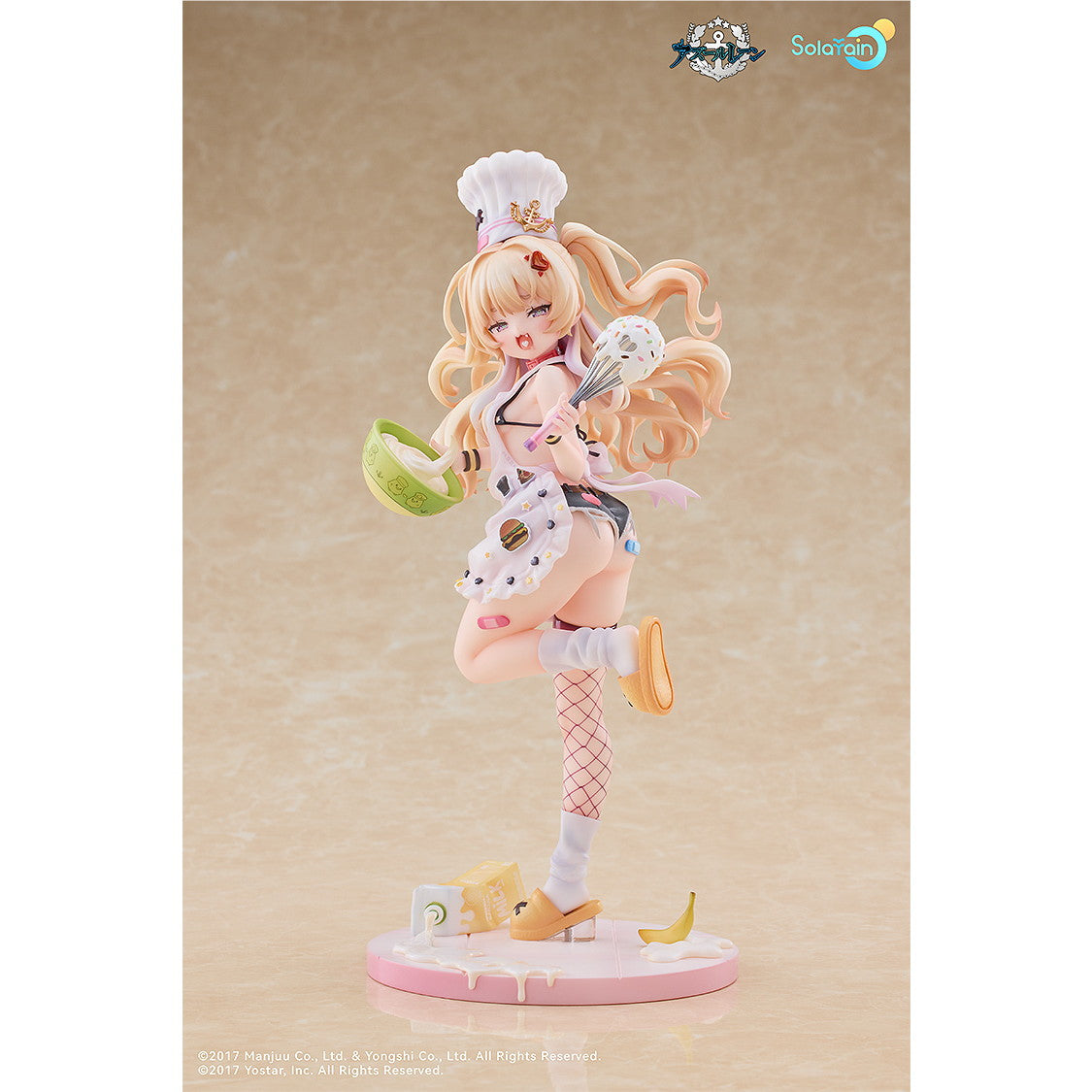 【中古即納】[FIG] カード付属 バッチ アニバーサリーイラスト Ver. ぬいぐるみ セット アズールレーン 1/7 完成品 フィギュア Solarain(ソラレーン)(20250731)
