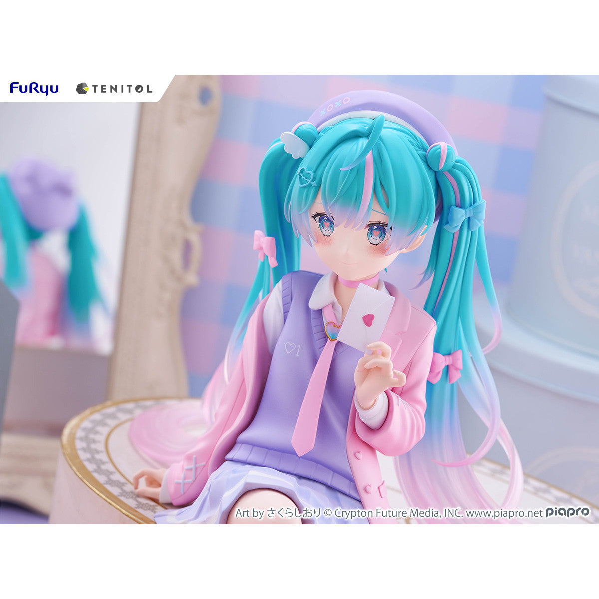 【中古即納】[FIG] TENITOL BIGぬーどるストッパーフィギュア 初音ミク 恋するブレザーver. キャラクター・ボーカル・シリーズ01 初音ミク 完成品 フィギュア(AMU-TNL0103) フリュー(20250620)