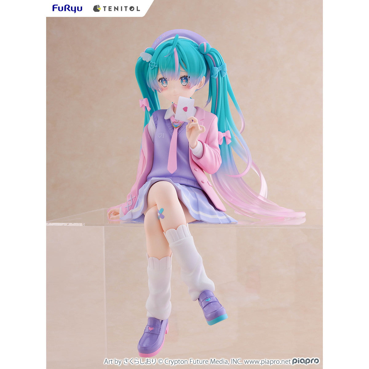 【新品即納】[FIG] TENITOL BIGぬーどるストッパーフィギュア 初音ミク 恋するブレザーver. キャラクター・ボーカル・シリーズ01 初音ミク 完成品 フィギュア(AMU-TNL0103) フリュー(20250620)