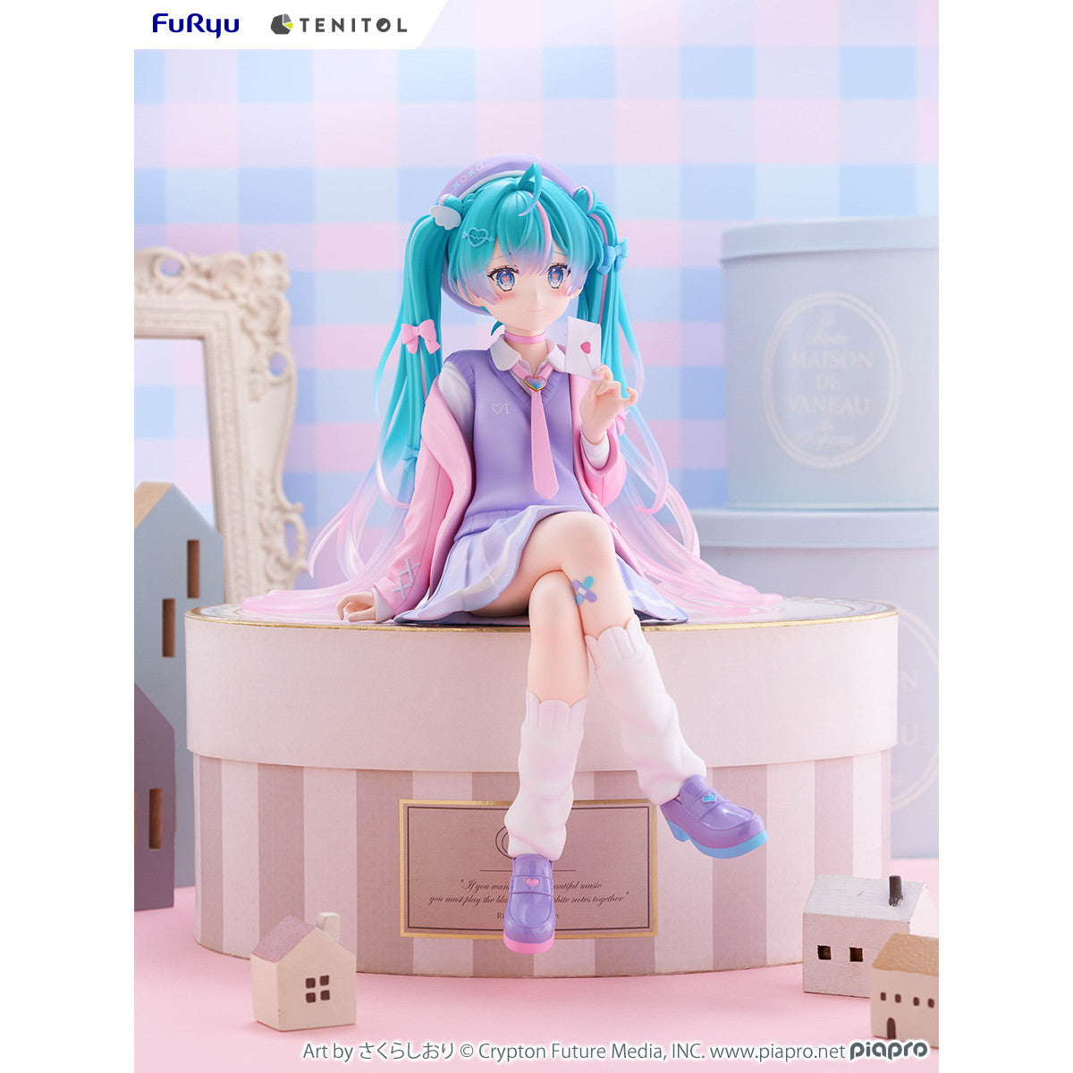 【新品即納】[FIG] TENITOL BIGぬーどるストッパーフィギュア 初音ミク 恋するブレザーver. キャラクター・ボーカル・シリーズ01 初音ミク 完成品 フィギュア(AMU-TNL0103) フリュー(20250620)