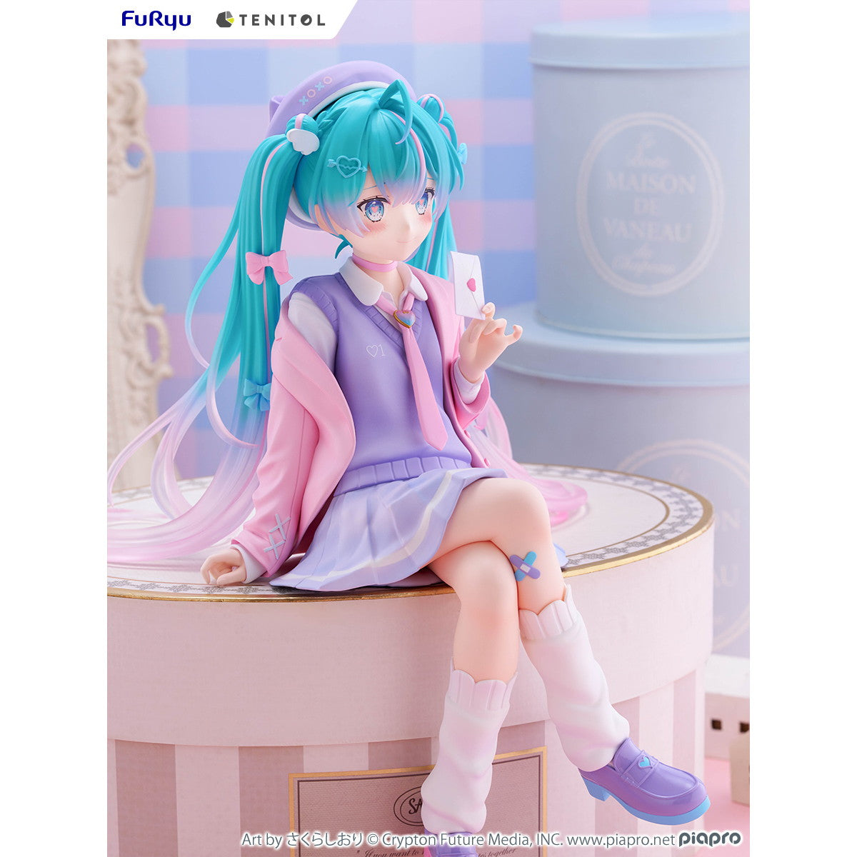 【新品即納】[FIG] TENITOL BIGぬーどるストッパーフィギュア 初音ミク 恋するブレザーver. キャラクター・ボーカル・シリーズ01 初音ミク 完成品 フィギュア(AMU-TNL0103) フリュー(20250620)