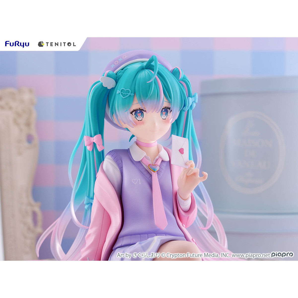 【中古即納】[FIG] TENITOL BIGぬーどるストッパーフィギュア 初音ミク 恋するブレザーver. キャラクター・ボーカル・シリーズ01 初音ミク 完成品 フィギュア(AMU-TNL0103) フリュー(20250620)