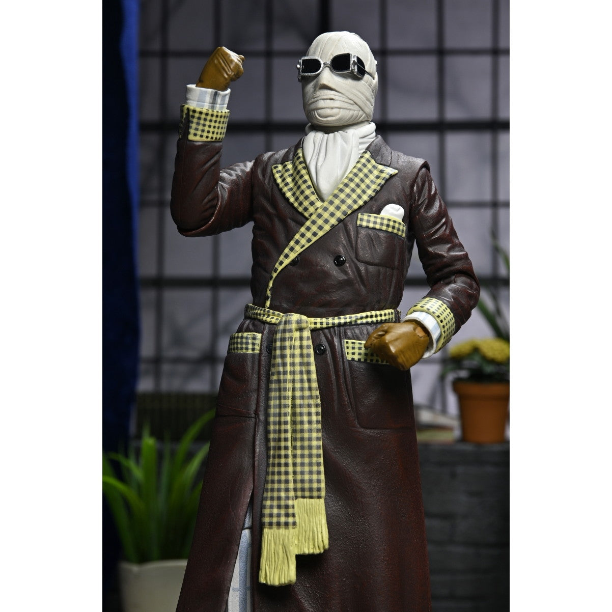 【新品即納】[FIG] ユニバーサルモンスター ジャック・グリフィン博士(ケンプ博士邸・カラー ver.) 透明人間 Invisible Man 完成品 アルティメット 7インチ アクションフィギュア ネカ(20250228)