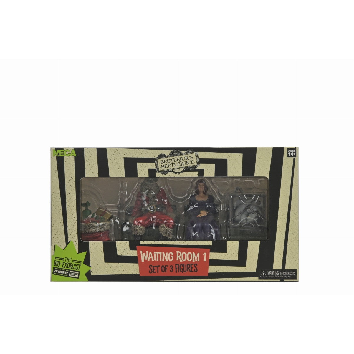 【新品即納】[FIG] ウェイティングルーム(1) ビートルジュース ビートルジュース 完成品 3インチ フィギュアセット ネカ(20241231)