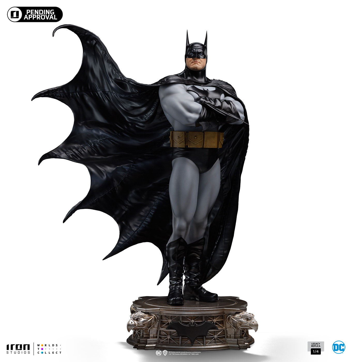 【新品即納】[FIG] アイアン・スタジオ スタチュー レガシーレプリカ・シリーズ バットマン(トリニティ)[コミック] DCコミックス 1/4 完成品 フィギュア アイアンスタジオ(20250630)