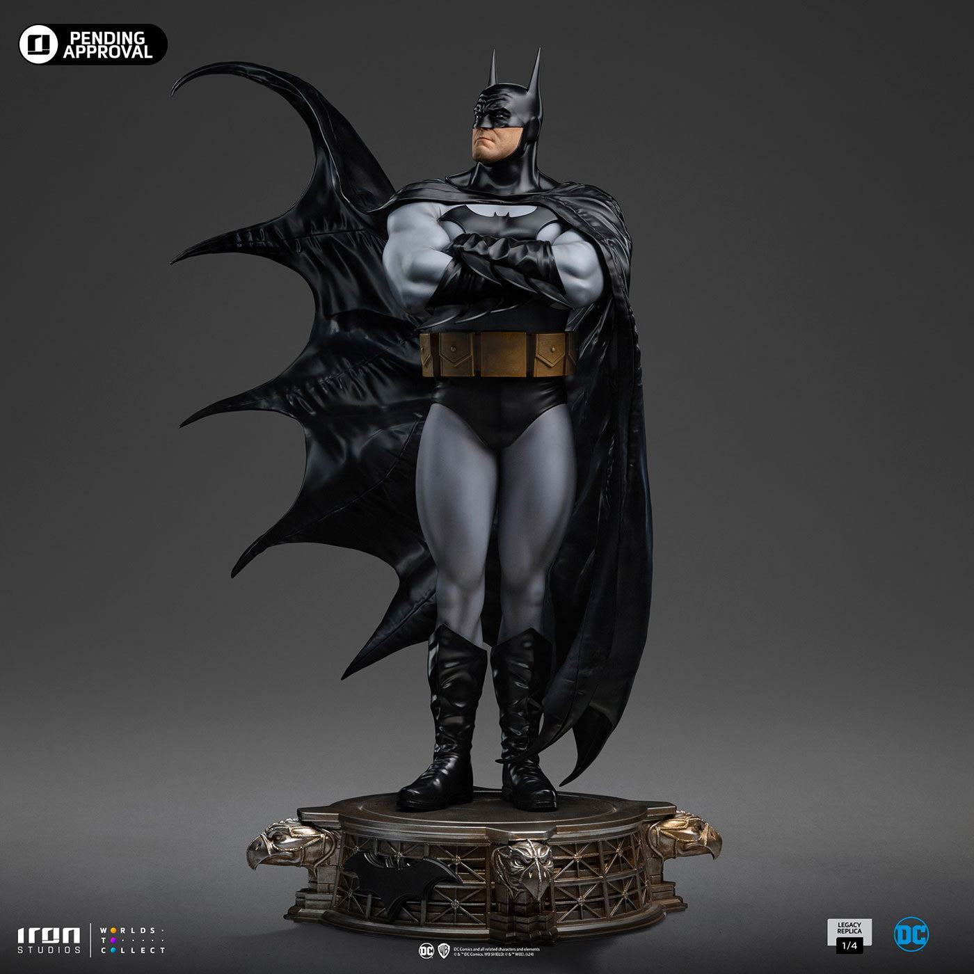 【新品即納】[FIG] アイアン・スタジオ スタチュー レガシーレプリカ・シリーズ バットマン(トリニティ)[コミック] DCコミックス 1/4 完成品 フィギュア アイアンスタジオ(20250630)