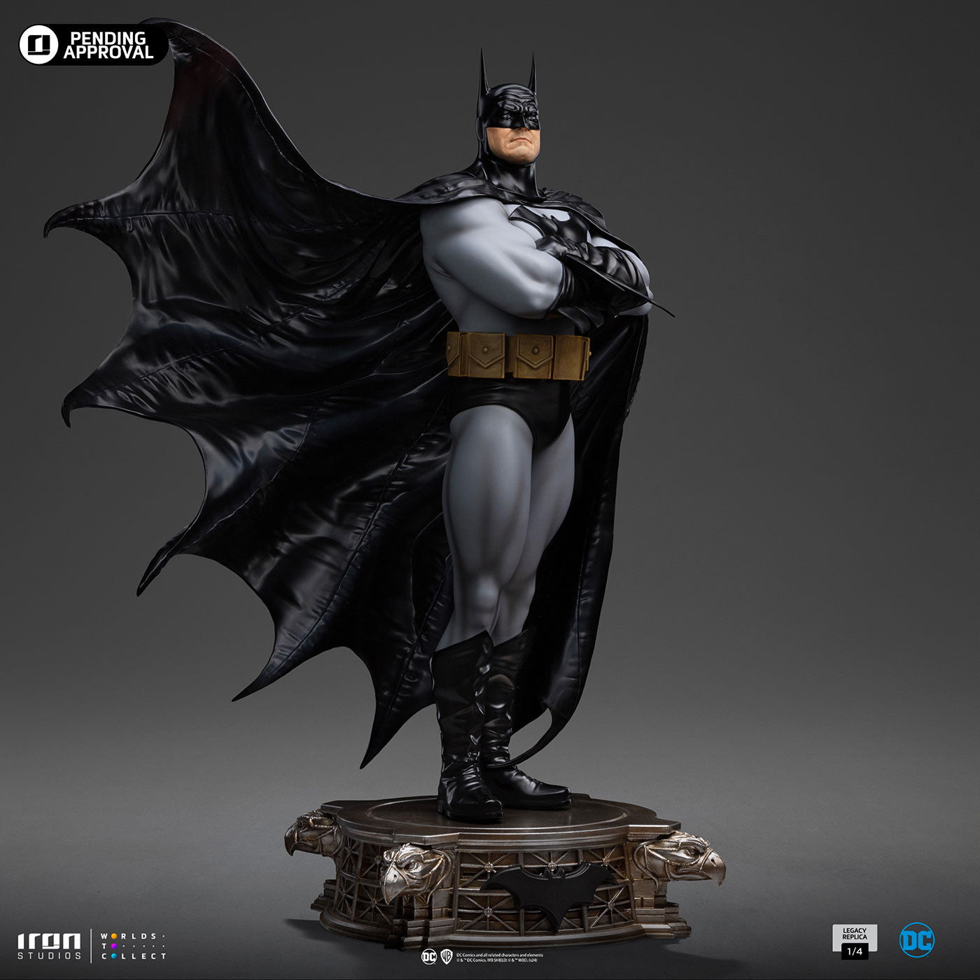 【新品即納】[FIG] アイアン・スタジオ スタチュー レガシーレプリカ・シリーズ バットマン(トリニティ)[コミック] DCコミックス 1/4 完成品 フィギュア アイアンスタジオ(20250630)
