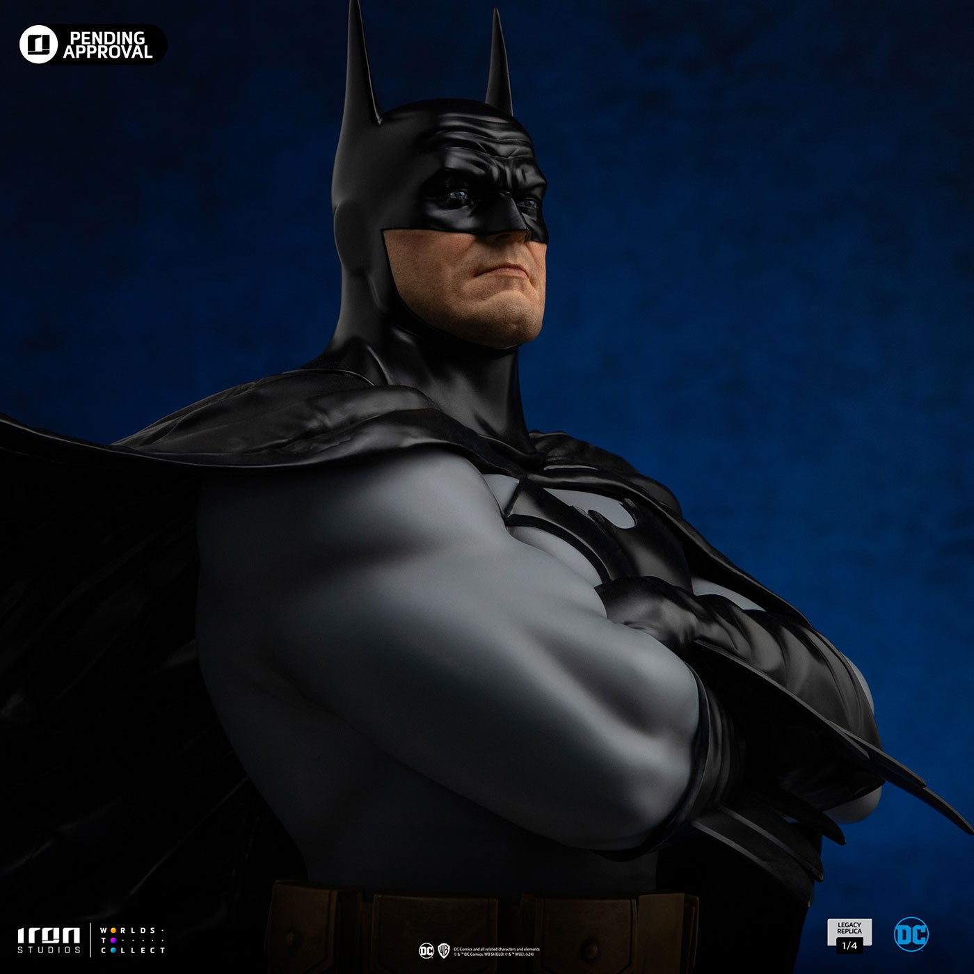 【新品即納】[FIG] アイアン・スタジオ スタチュー レガシーレプリカ・シリーズ バットマン(トリニティ)[コミック] DCコミックス 1/4 完成品 フィギュア アイアンスタジオ(20250630)
