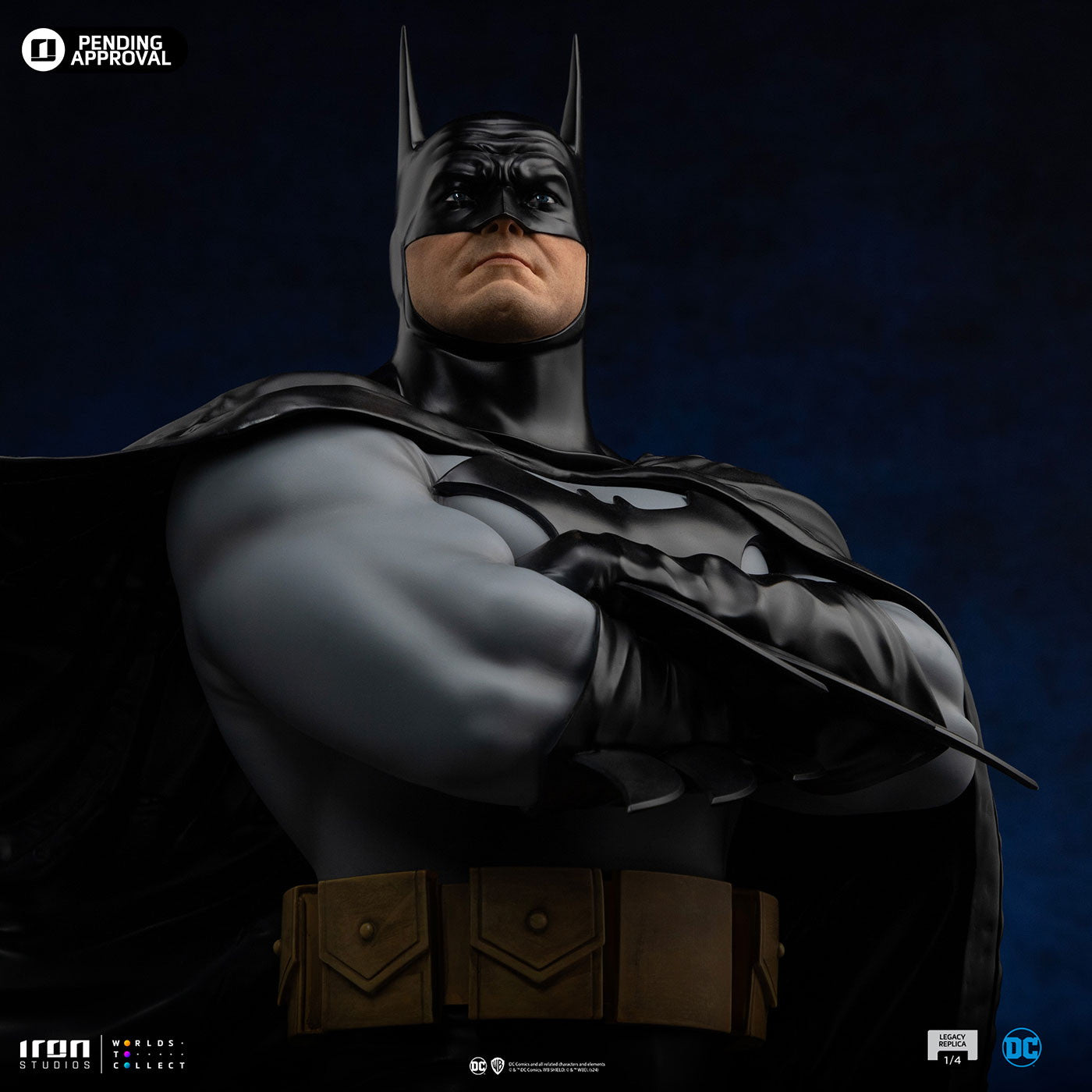 【新品即納】[FIG] アイアン・スタジオ スタチュー レガシーレプリカ・シリーズ バットマン(トリニティ)[コミック] DCコミックス 1/4 完成品 フィギュア アイアンスタジオ(20250630)