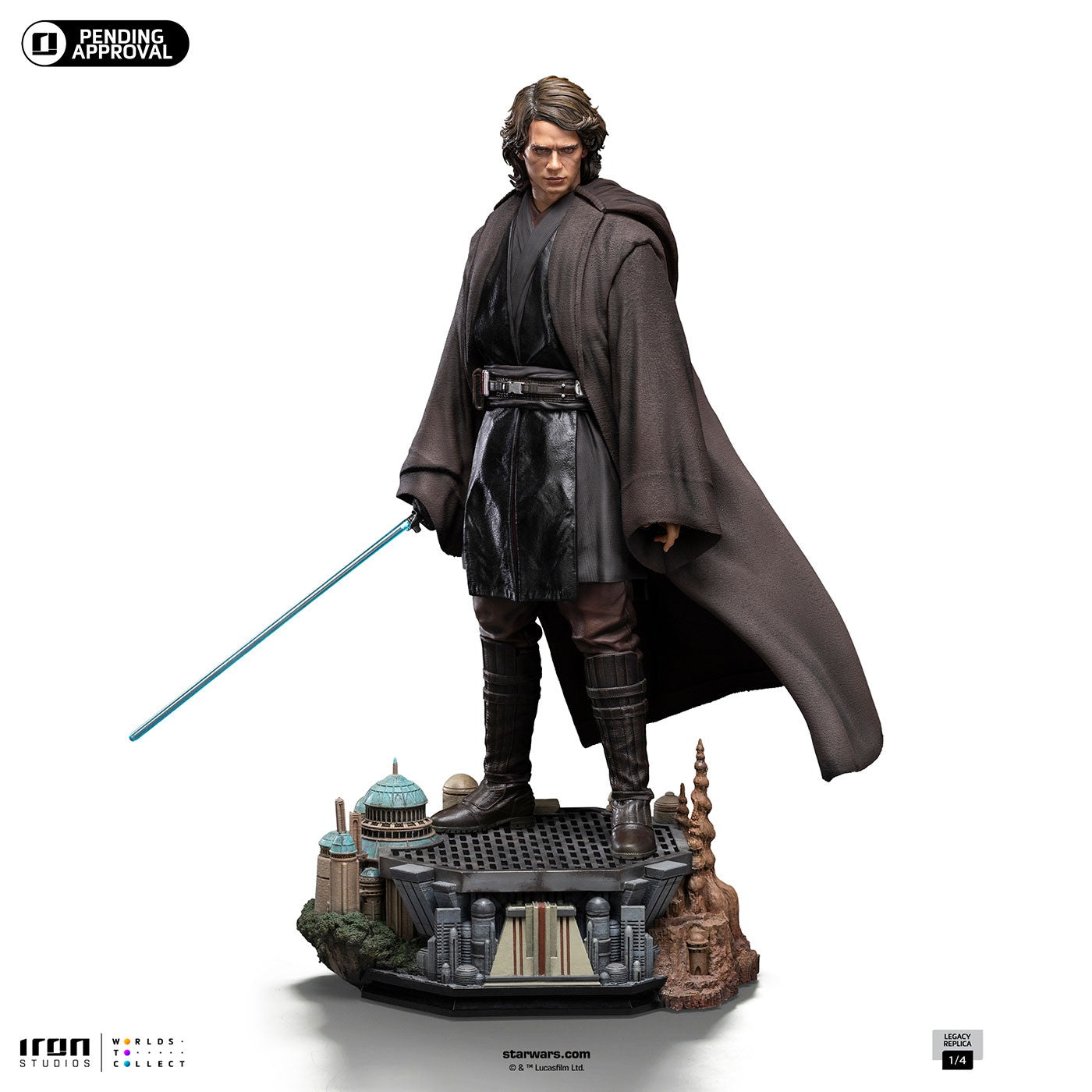 【新品即納】[FIG] アイアン・スタジオ スタチュー レガシーレプリカ・シリーズ アナキン・スカイウォーカー[映画『エピソード3/シスの復讐』] STAR WARS(スター・ウォーズ) 1/4 完成品 フィギュア アイアンスタジオ(20250630)