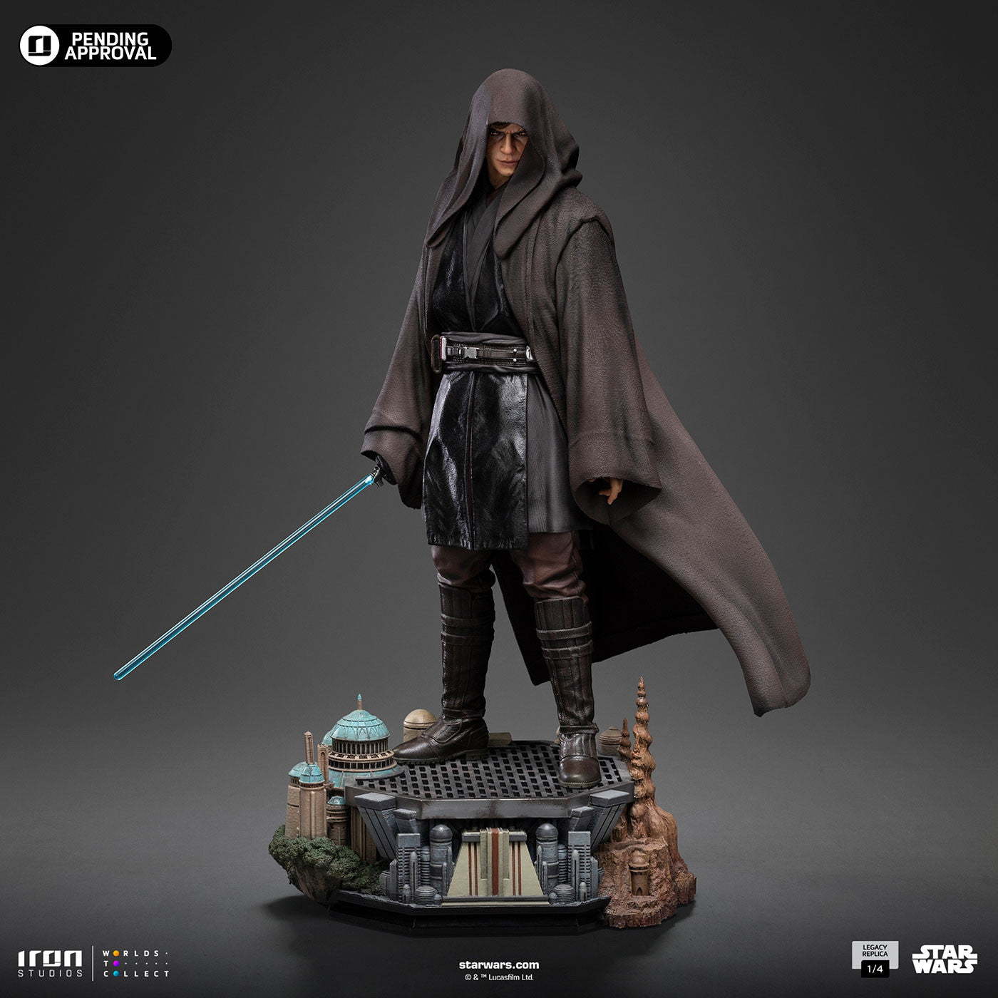 【新品即納】[FIG] アイアン・スタジオ スタチュー レガシーレプリカ・シリーズ アナキン・スカイウォーカー[映画『エピソード3/シスの復讐』] STAR WARS(スター・ウォーズ) 1/4 完成品 フィギュア アイアンスタジオ(20250630)