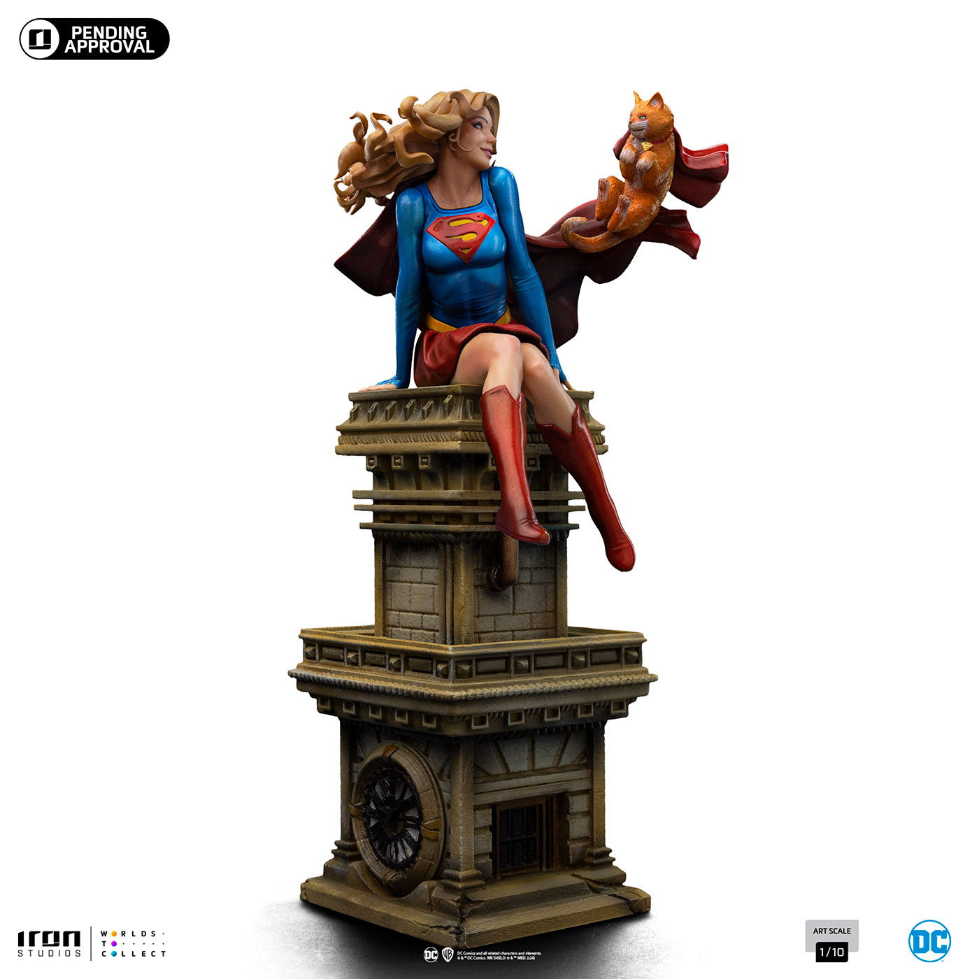 【新品即納】[FIG] アイアン・スタジオ スタチュー アートスケール スーパーガール[コミック] DCコミックス 1/10 完成品 フィギュア アイアンスタジオ(20250831)