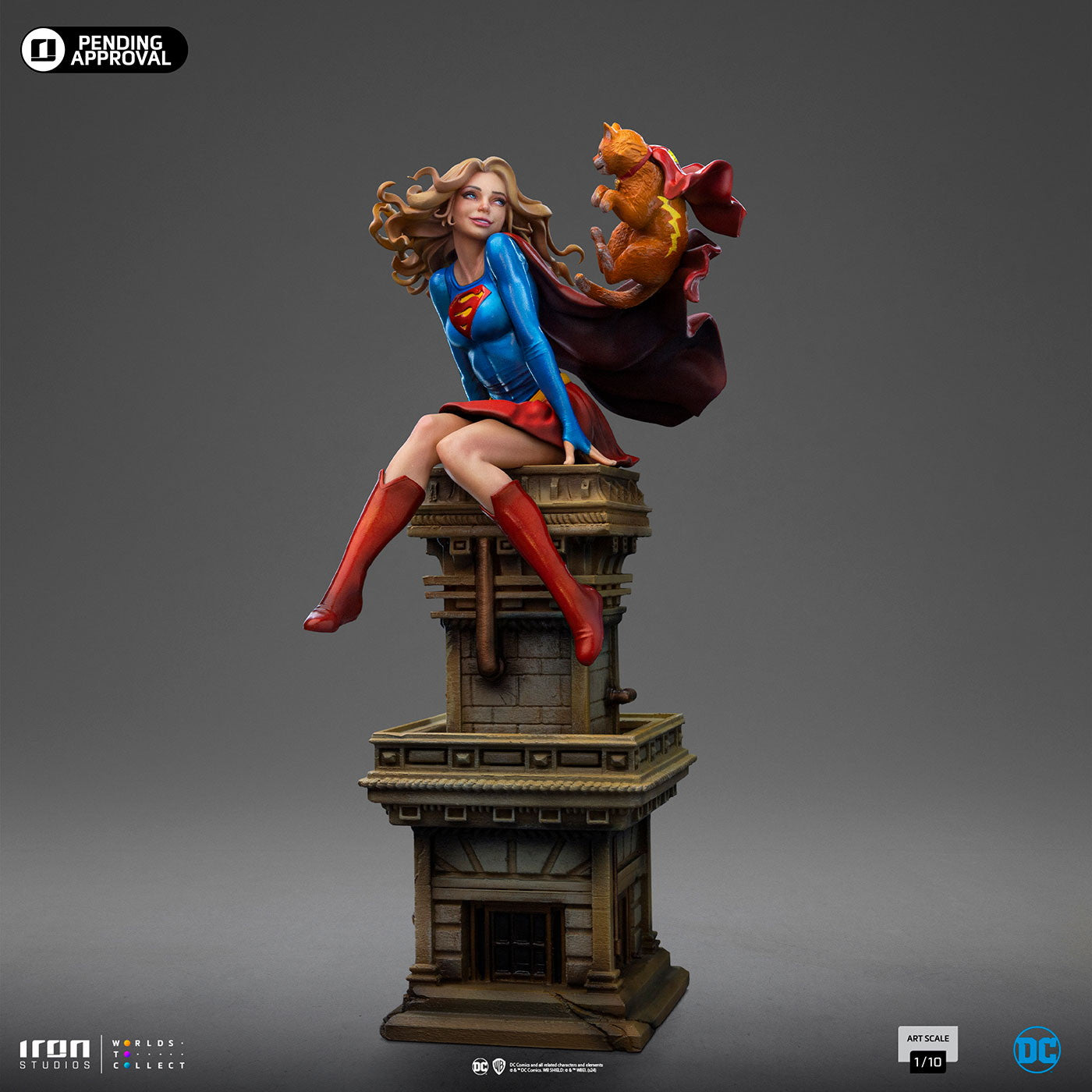 【新品即納】[FIG] アイアン・スタジオ スタチュー アートスケール スーパーガール[コミック] DCコミックス 1/10 完成品 フィギュア アイアンスタジオ(20250831)