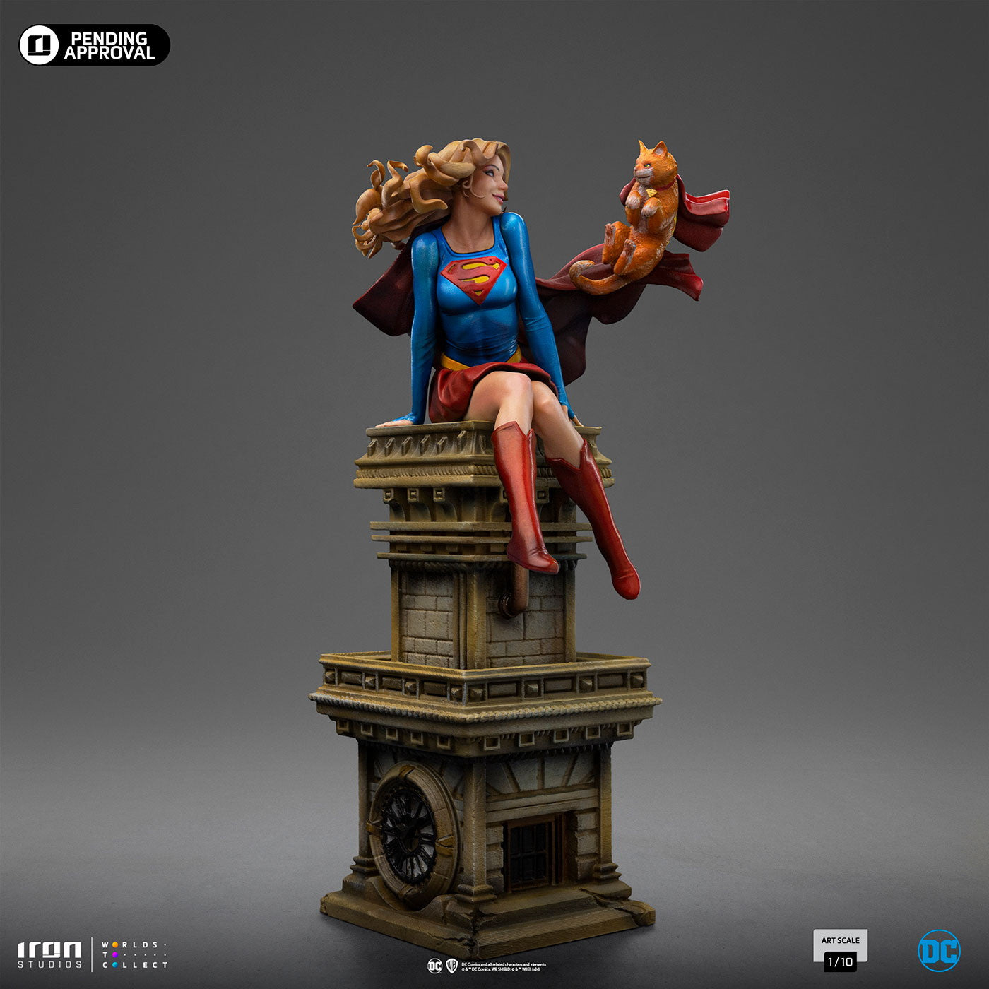 【新品即納】[FIG] アイアン・スタジオ スタチュー アートスケール スーパーガール[コミック] DCコミックス 1/10 完成品 フィギュア アイアンスタジオ(20250831)
