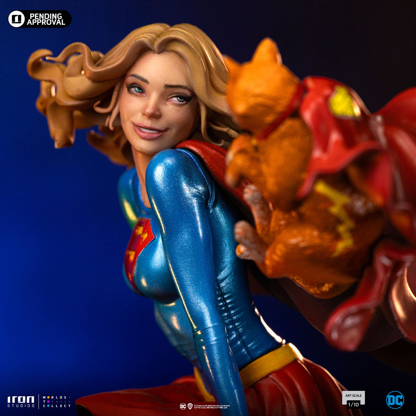 【新品即納】[FIG] アイアン・スタジオ スタチュー アートスケール スーパーガール[コミック] DCコミックス 1/10 完成品 フィギュア アイアンスタジオ(20250831)
