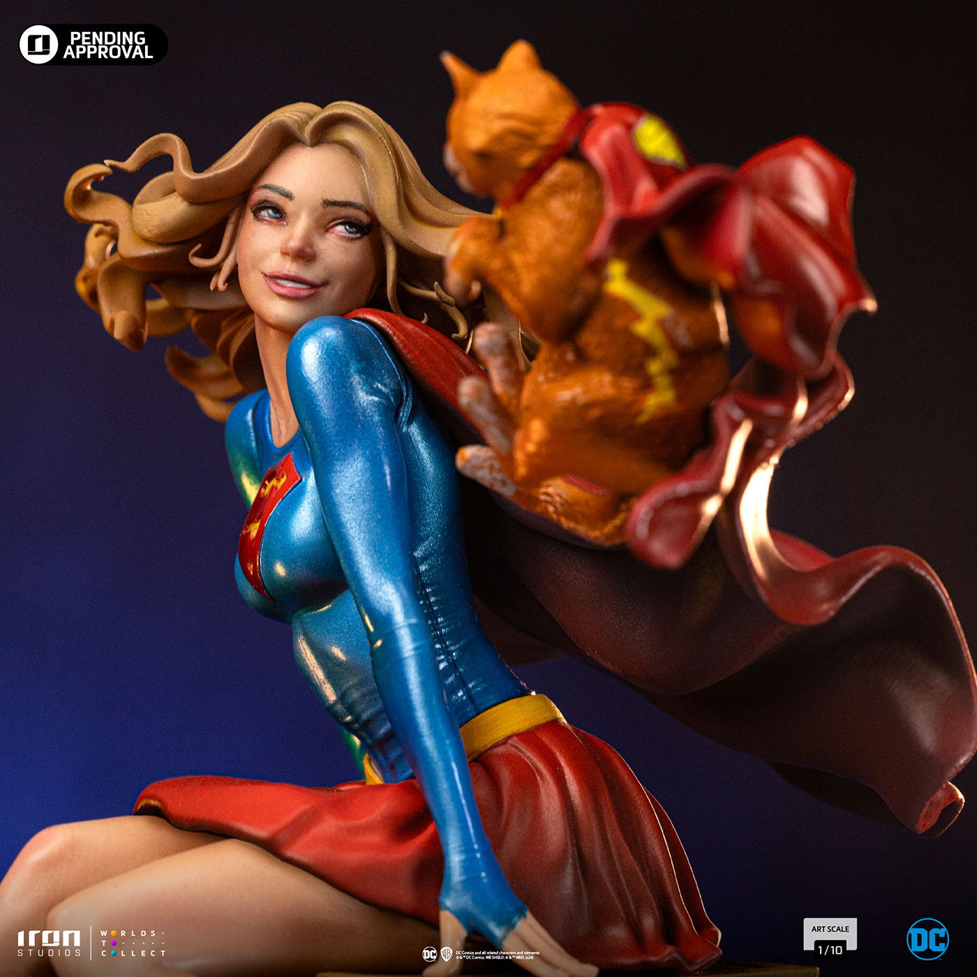 【新品即納】[FIG] アイアン・スタジオ スタチュー アートスケール スーパーガール[コミック] DCコミックス 1/10 完成品 フィギュア アイアンスタジオ(20250831)