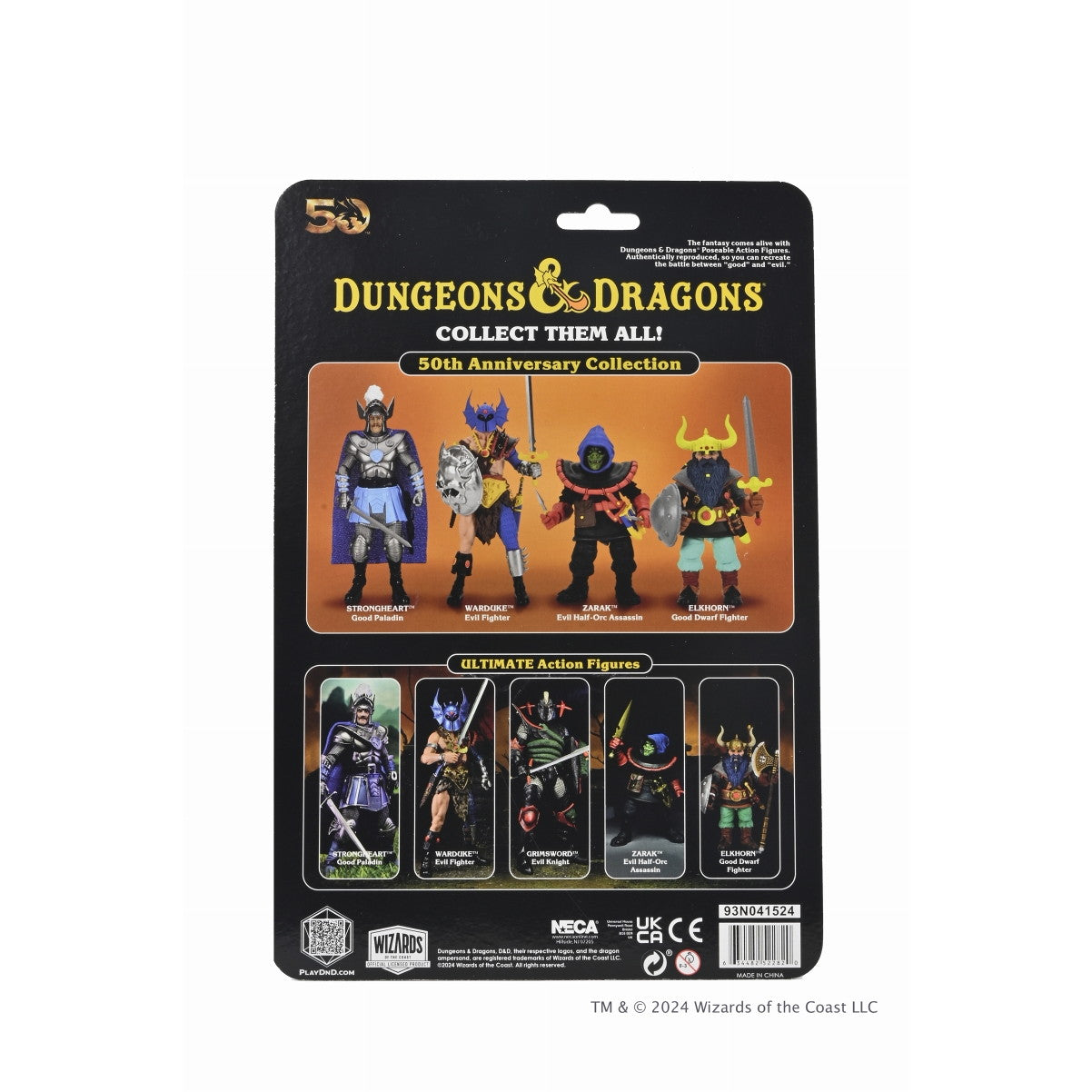 【新品即納】[FIG] エルクホーン・ザ・グッドドワーフ 50周年 ブリスターパック ver ダンジョンズ&ドラゴンズ 完成品 7インチ アクションフィギュア ネカ(20241231)